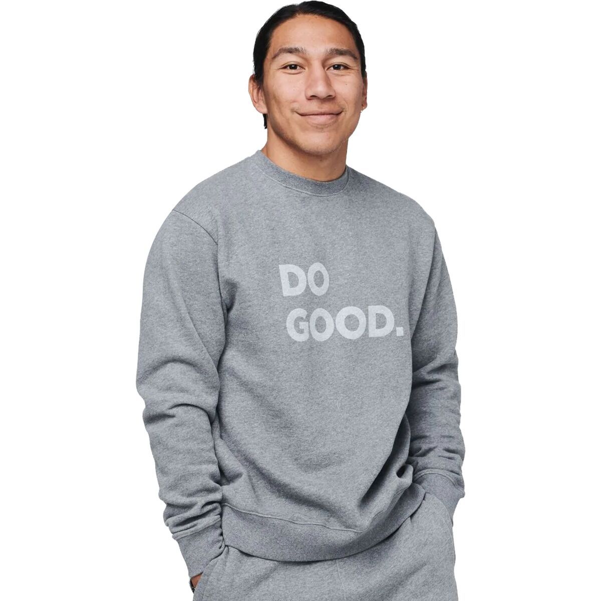 Cotopaxi Do Good Crew Sweatshirt - Men's Heather Grey, XS