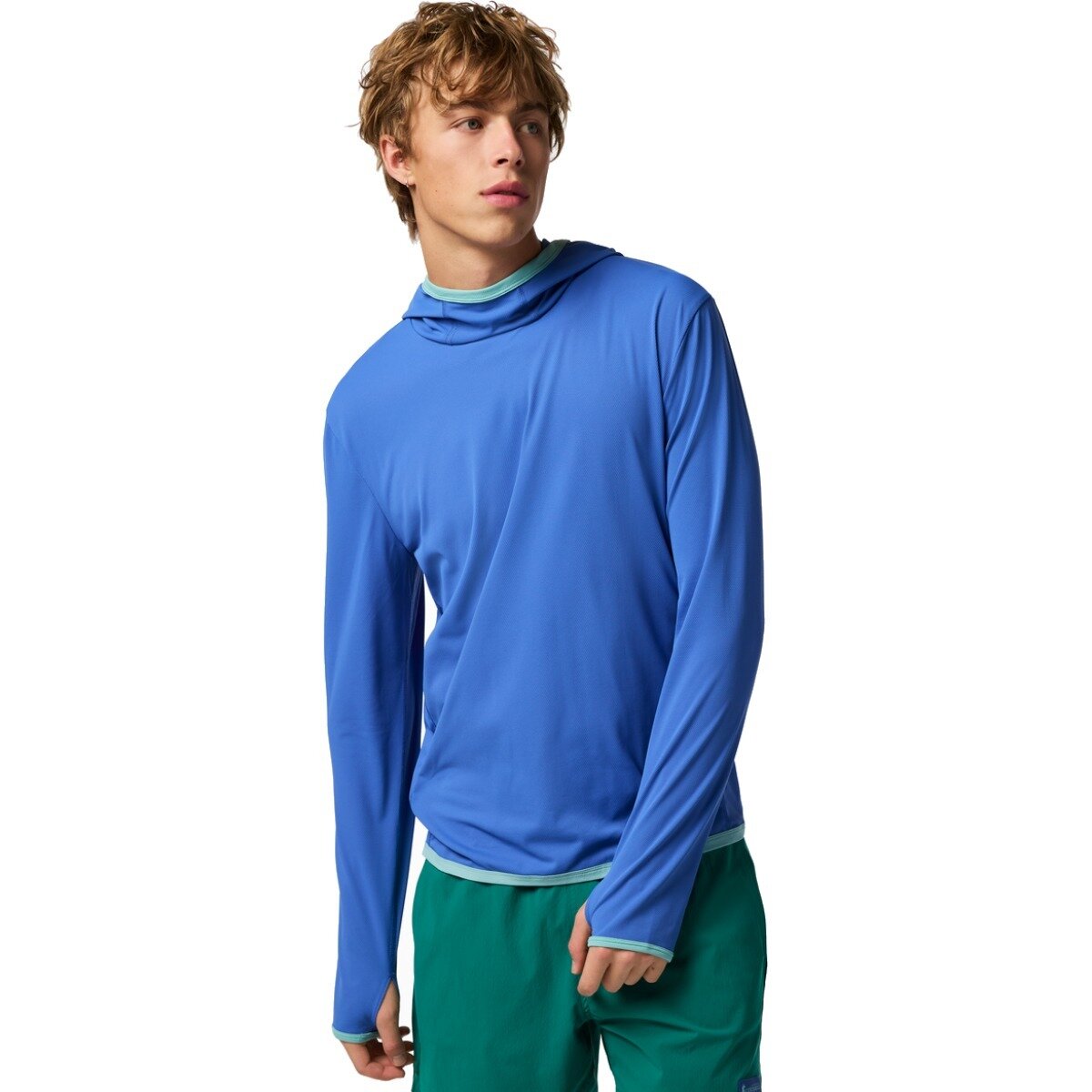 Image of Cotopaxi Sombra Sun Hoodie - Men's Azure, XL