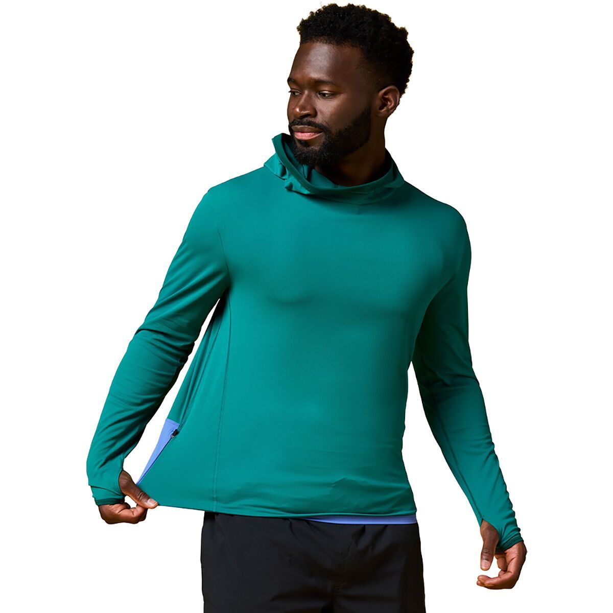 Image of Cotopaxi Sombra Sun Hoodie - Men's Malachite, L