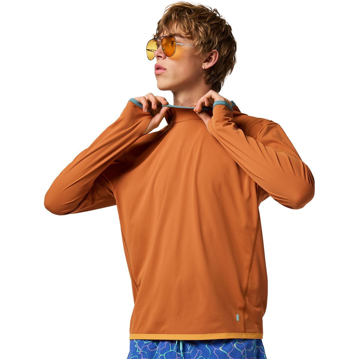 Image of Cotopaxi Sombra Sun Hoodie - Men's Whiskey, XXL