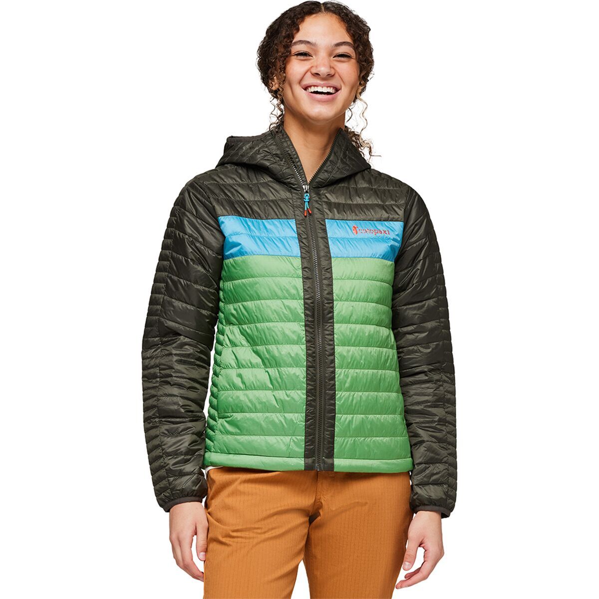 Cotopaxi Capa Insulated Hooded Jacket - Women's Iron & Kelp, L
