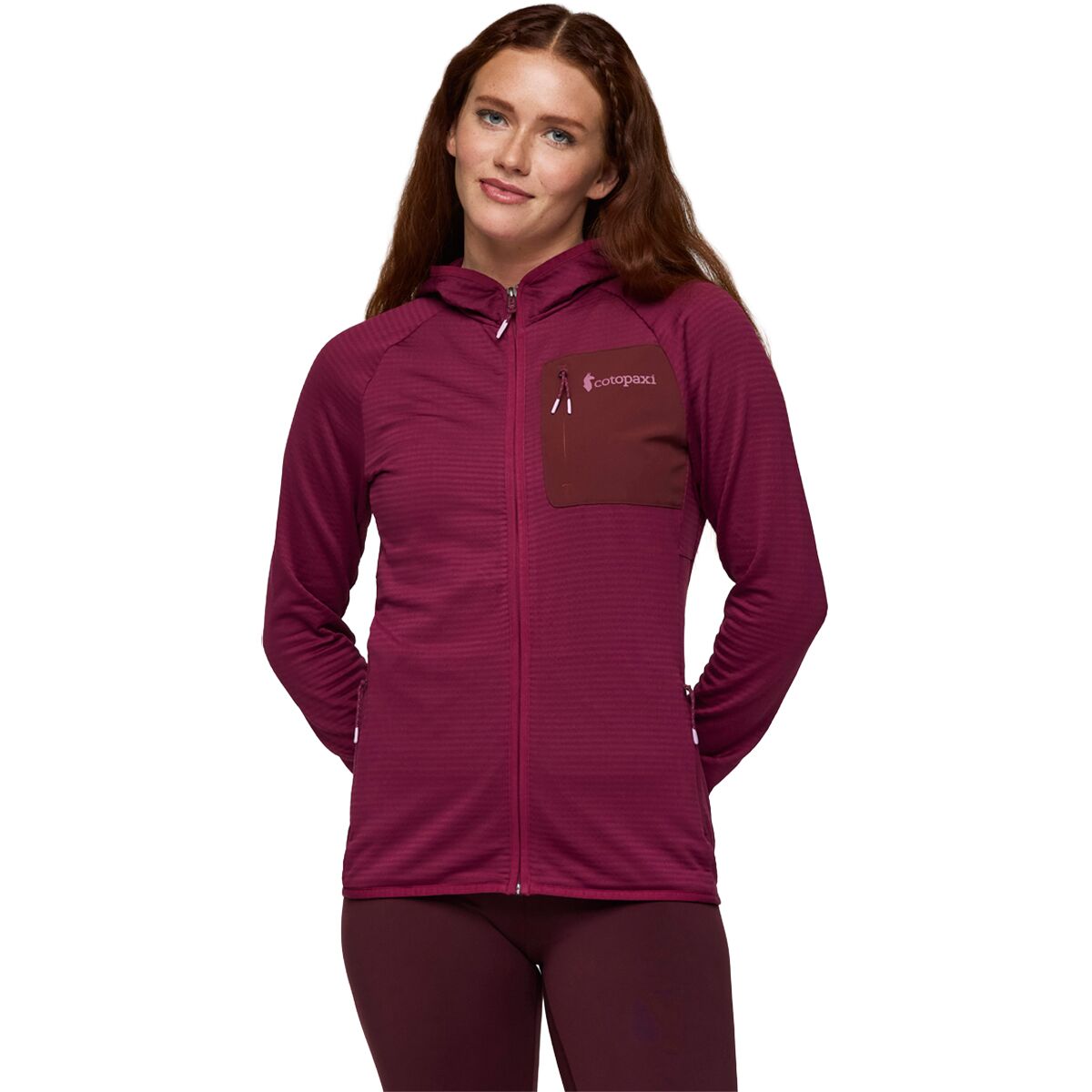 Image of Cotopaxi Otero Fleece Full-Zip Hooded Jacket - Women's Jam, XL