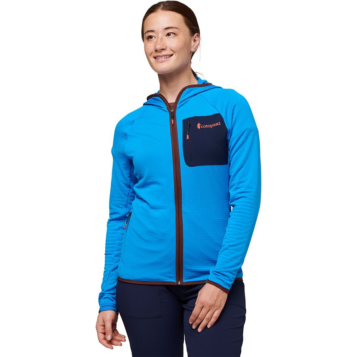 Cotopaxi Otero Fleece Full-Zip Hooded Jacket - Women's Saltwater, XL
