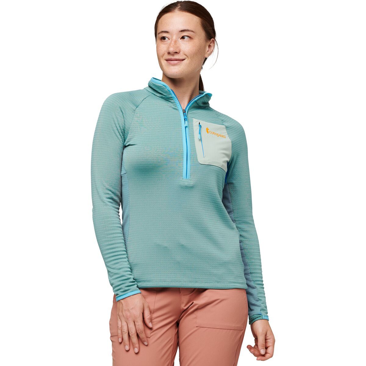 Cotopaxi Otero Fleece 1/2-Zip Pullover - Women's Bluegrass/Saltwater, S