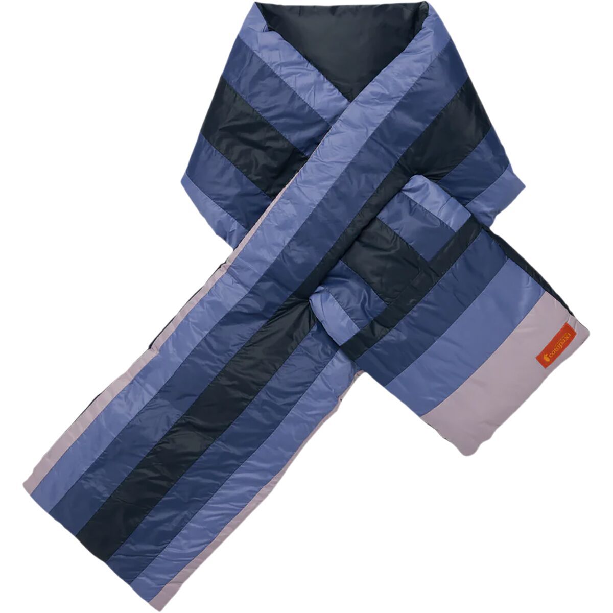 Image of Cotopaxi Fuego Down Scarf Carbon Stripes, One Size