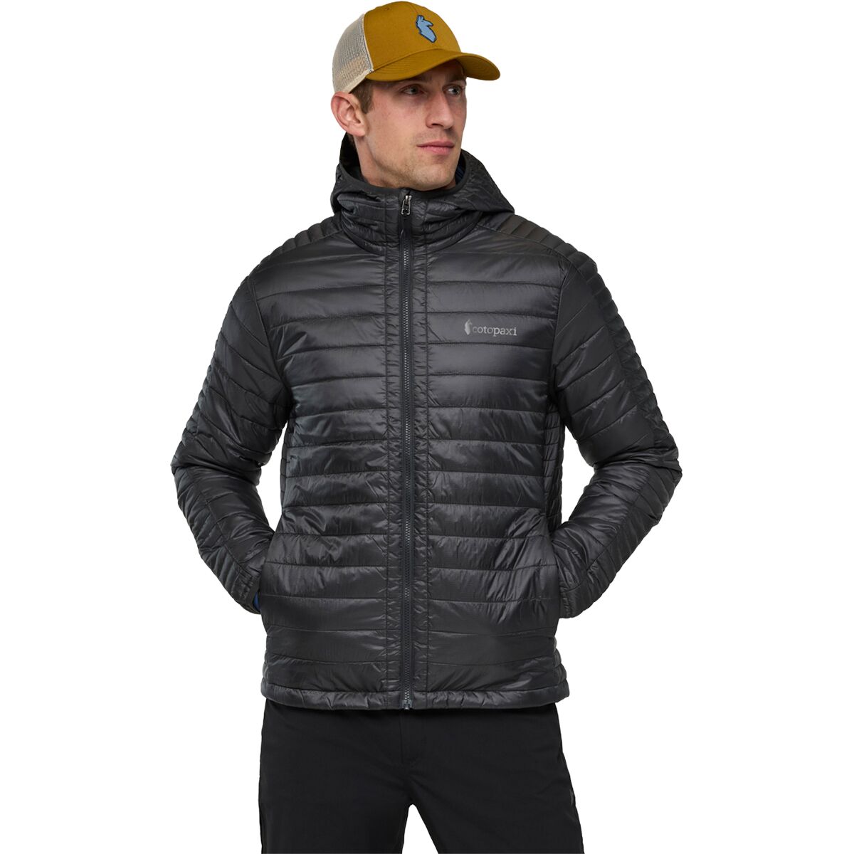 Image of Cotopaxi Capa Insulated Hooded Jacket - Men's Charcoal, L