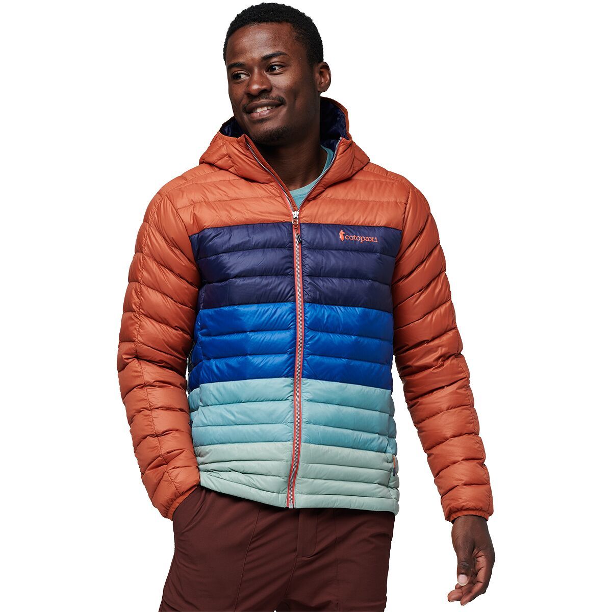 Fuego Down Hooded Colorblock Jacket Men's by Cotopaxi