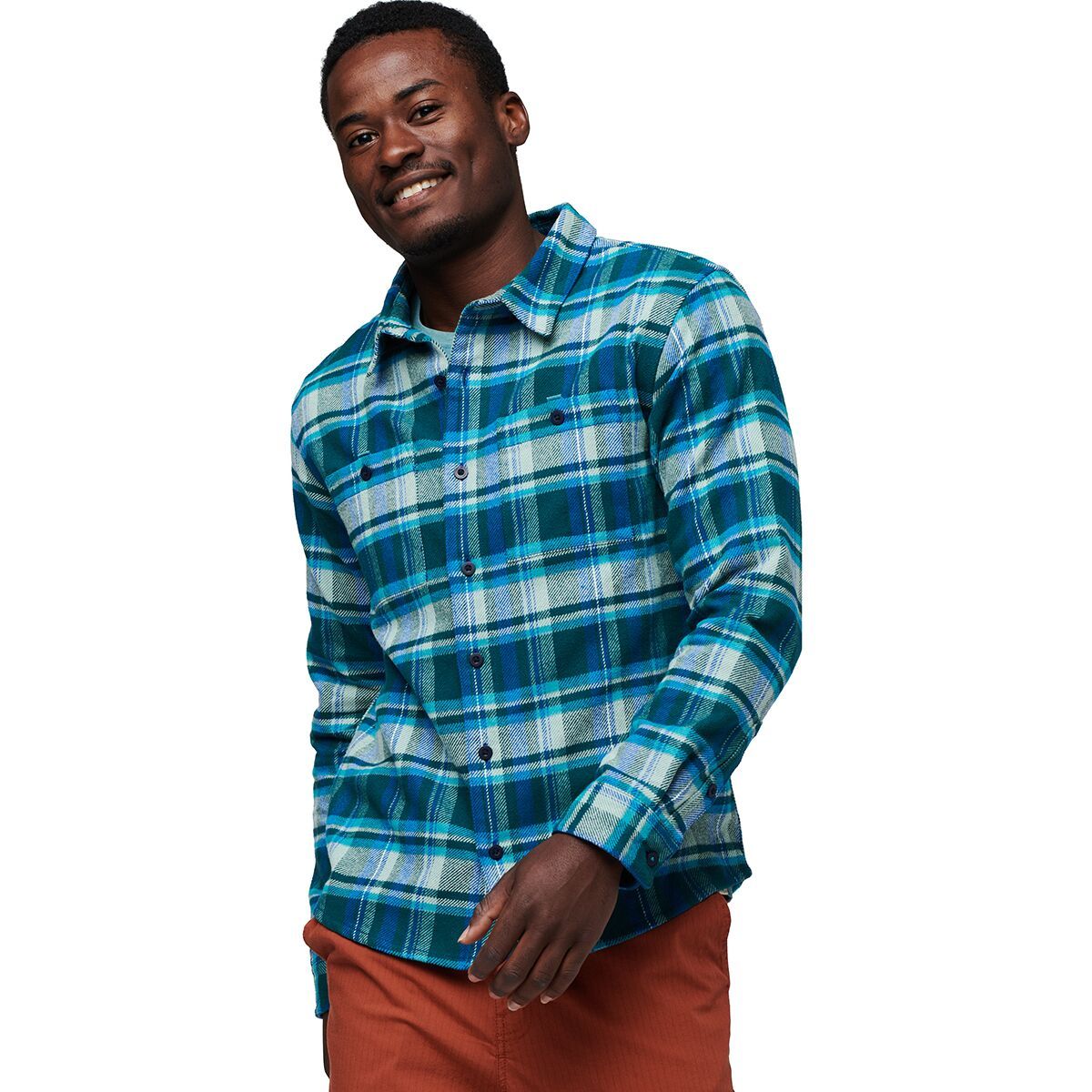 Cotopaxi Mero Flannel Shirt - Men's Deep Ocean Plaid, XXL