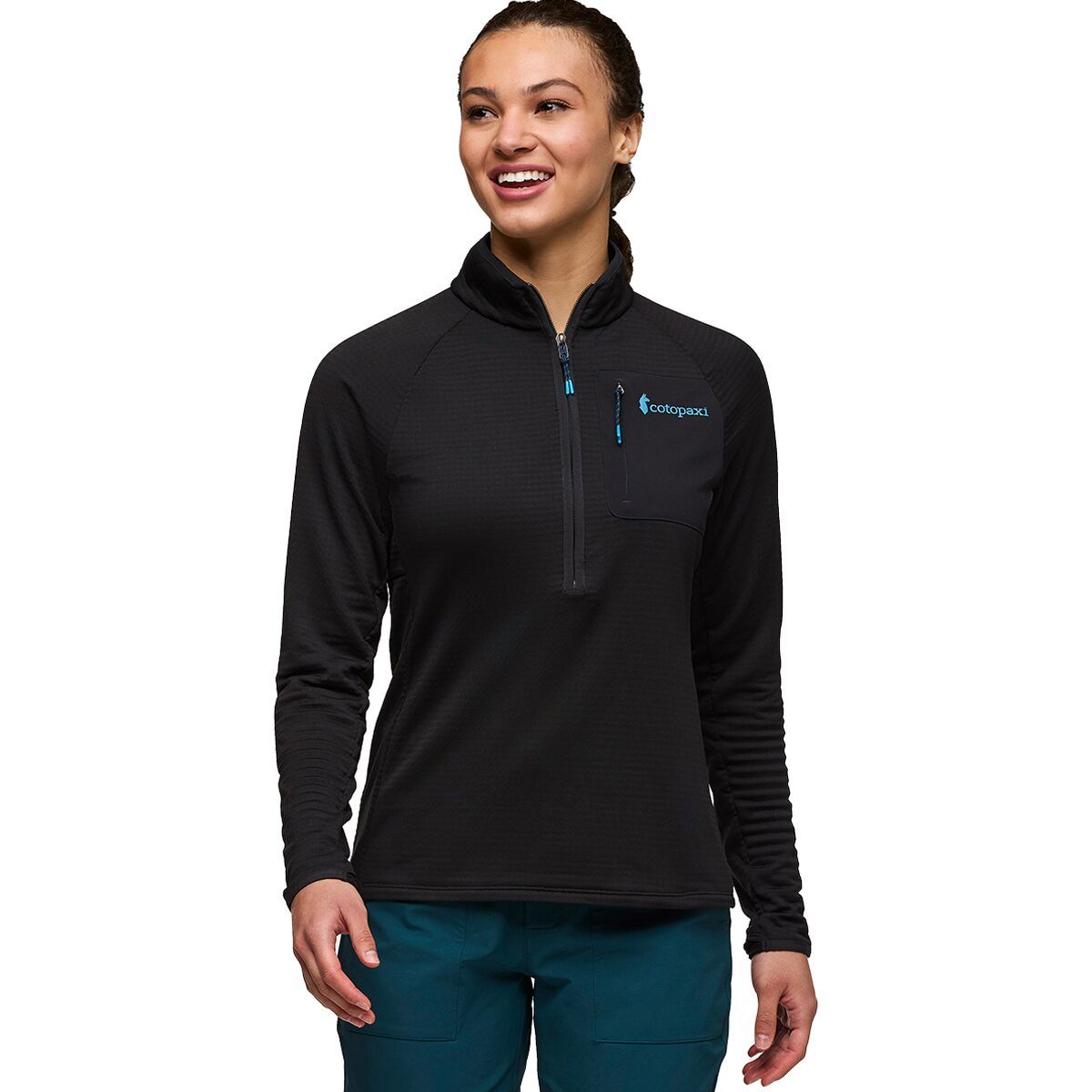 Image of Cotopaxi Otero Fleece Half-Zip Pullover - Men's Cotopaxi Black, XXL