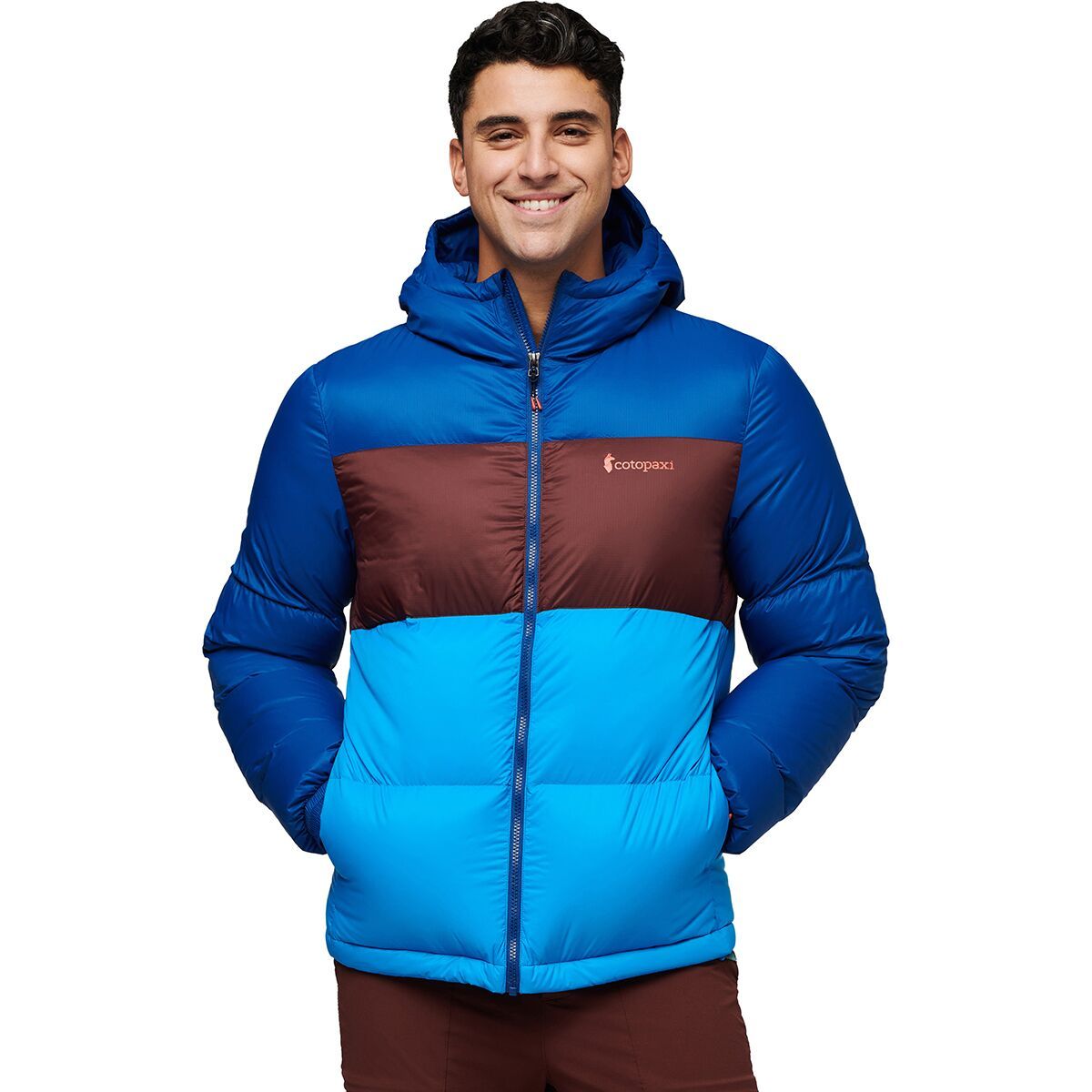 Cotopaxi Solazo Hooded Down Jacket - Men's Pacific & Saltwater, S