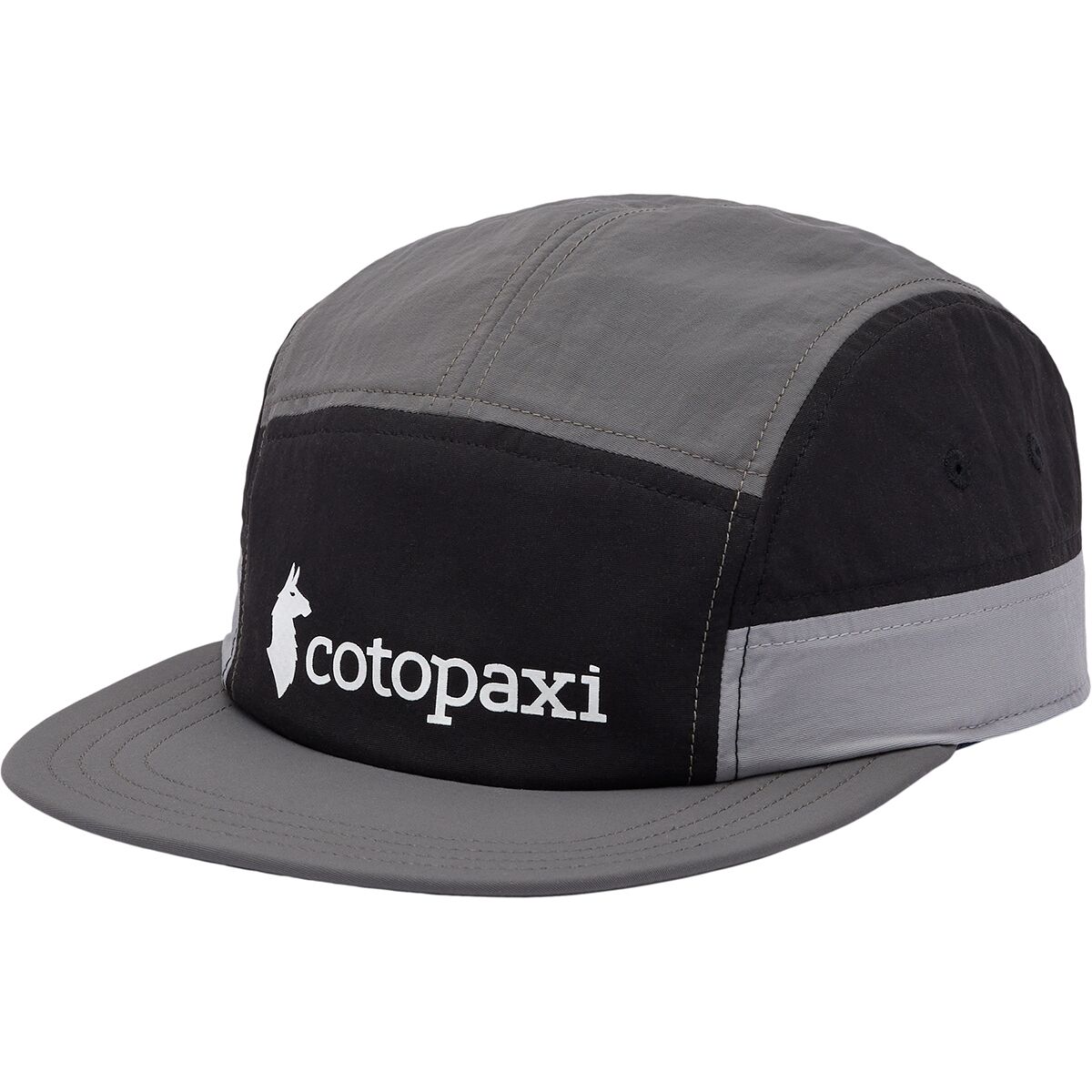Image of Cotopaxi Cotopaxi Tech 5-Panel Hat Black/Cinder, One Size