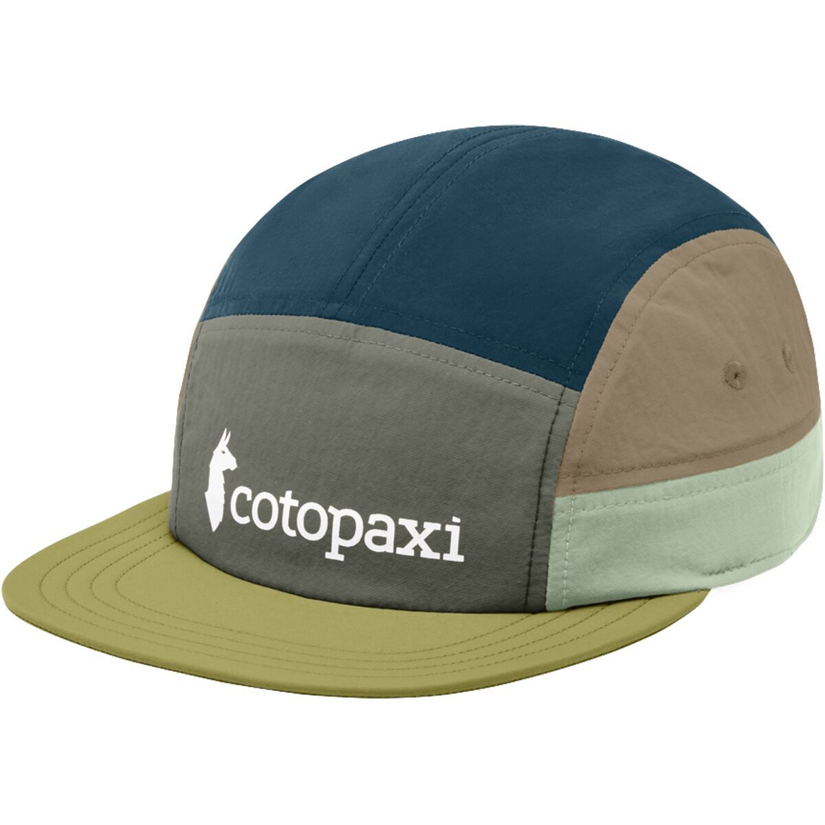 Cotopaxi Cotopaxi Tech 5-Panel Hat Fatigue/Lemongrass, One Size