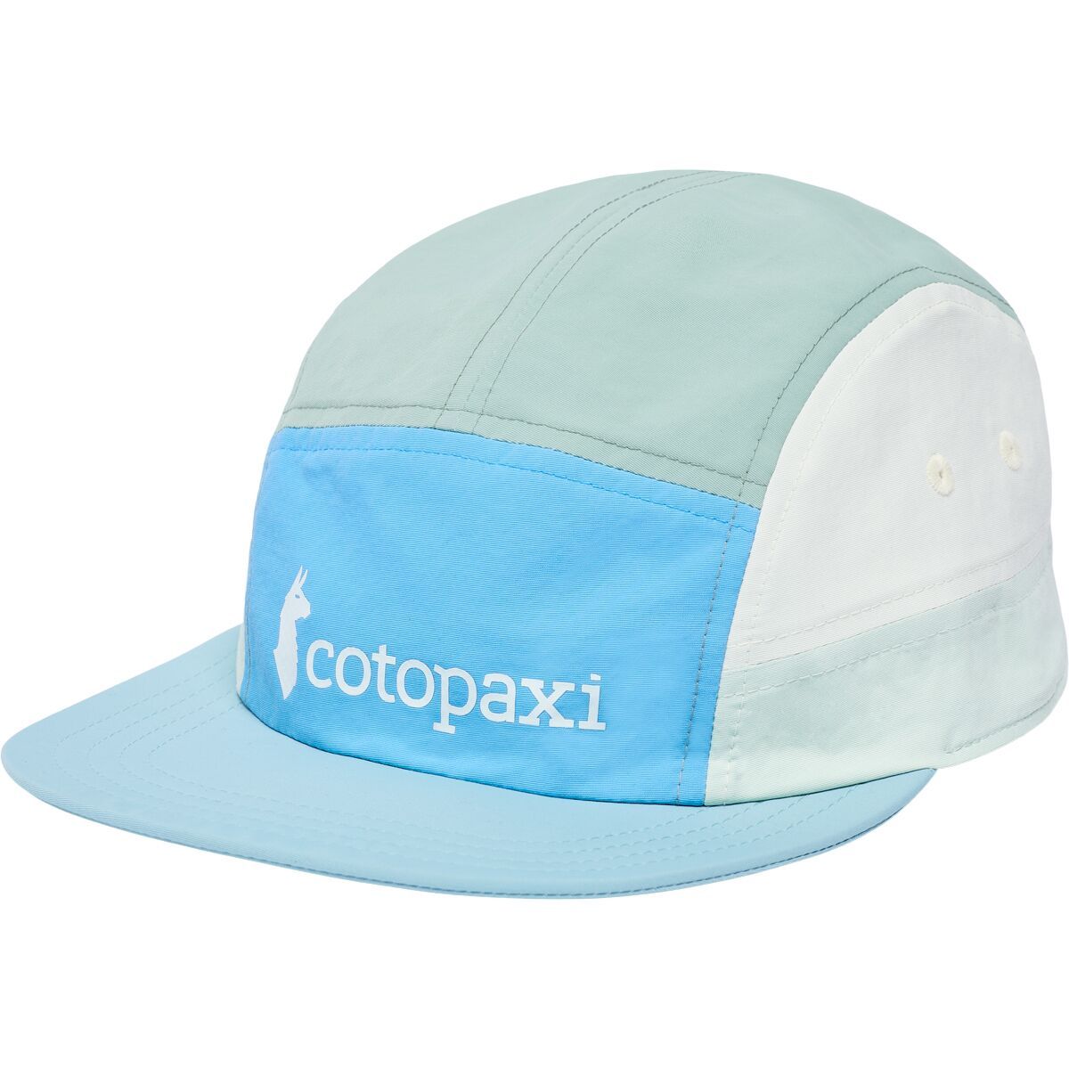 Image of Cotopaxi Cotopaxi Tech 5-Panel Hat Island And Sea Spray, One Size