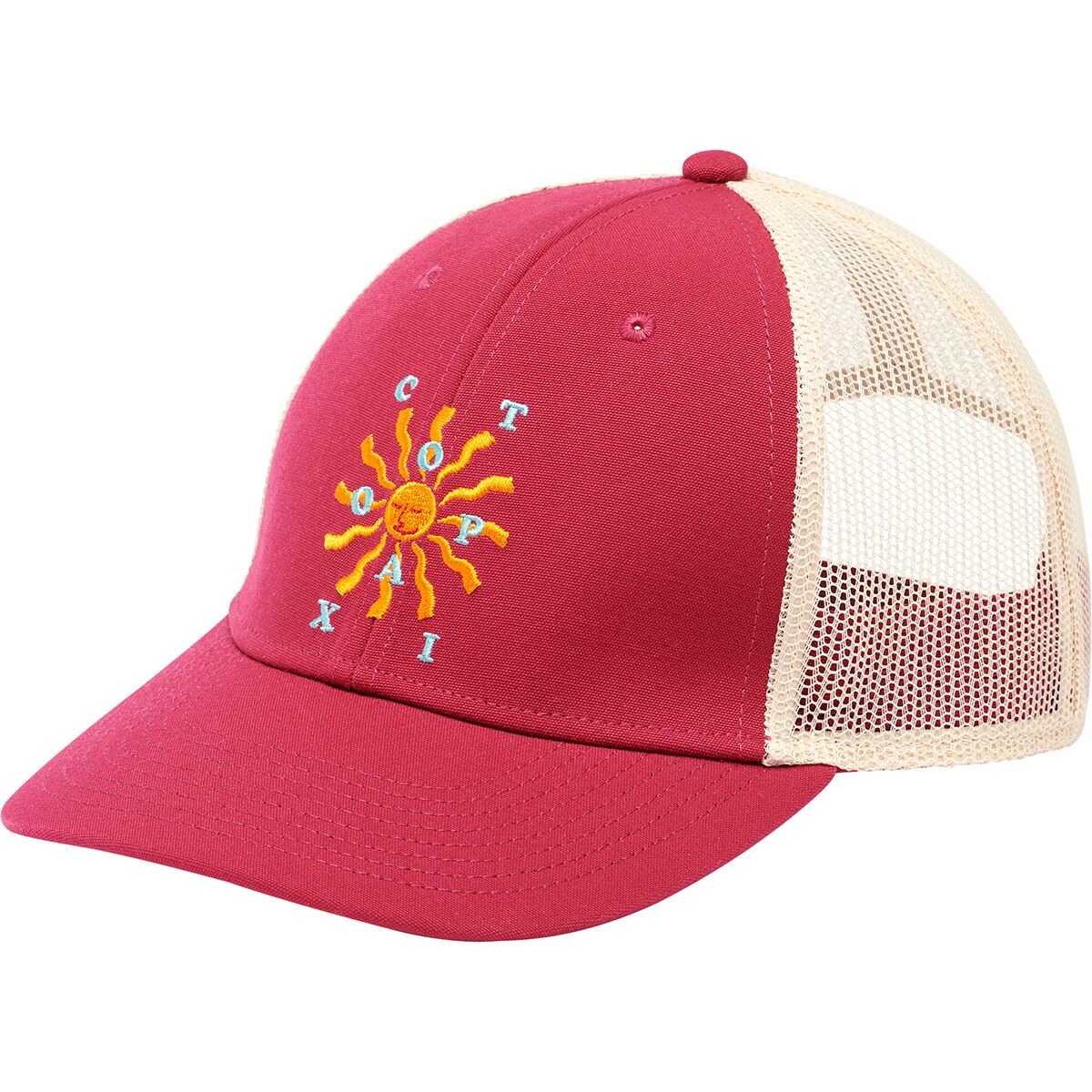 Cotopaxi Cotopaxi Happy Day Trucker Hat Raspberry, One Size