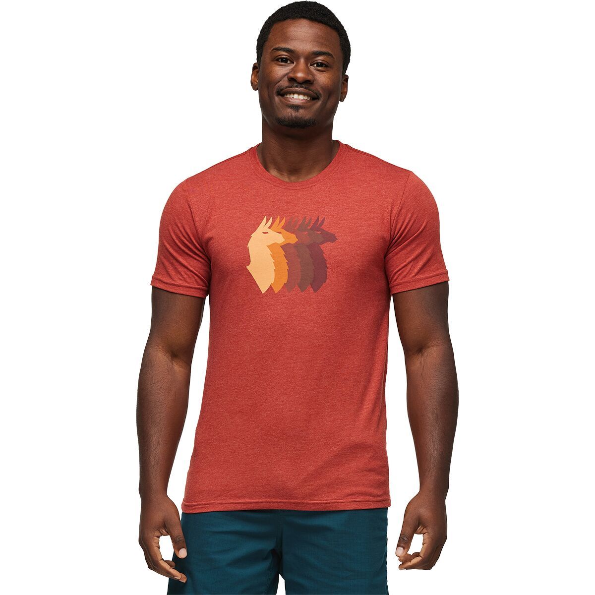 Cotopaxi Altitude Llama Organic T-Shirt - Men's Magma, XXL