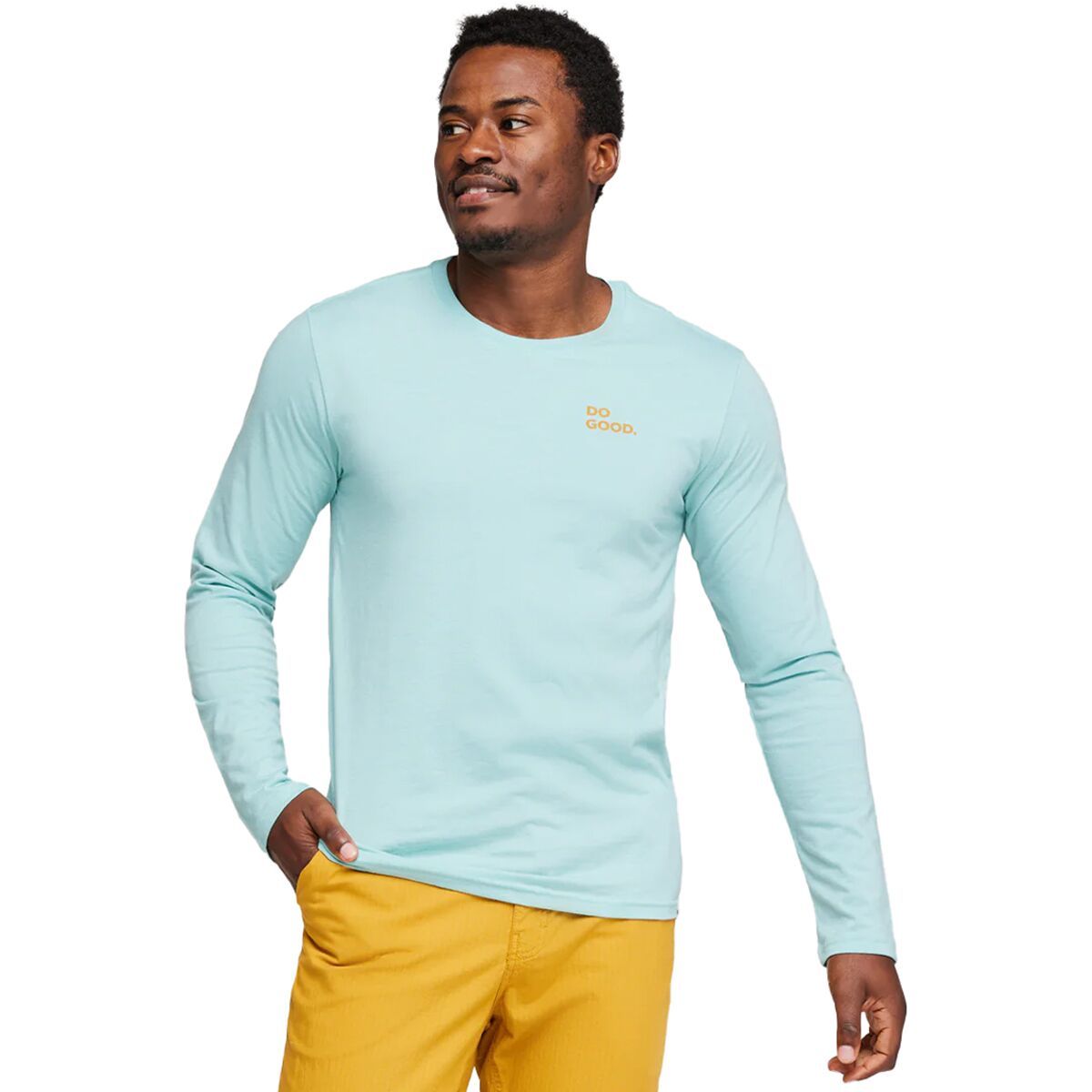 Cotopaxi Cactus Life Long-Sleeve Organic T-Shirt - Men's Sea Glass, S