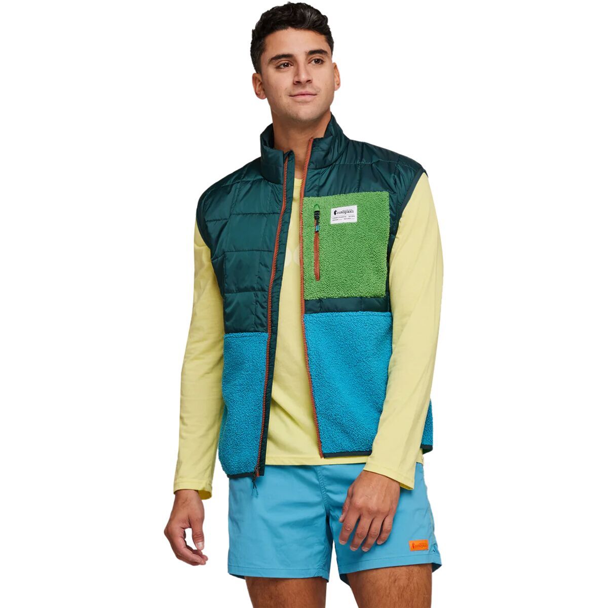 Cotopaxi Trico Hybrid Vest - Men's Deep Ocean & Poolside, L