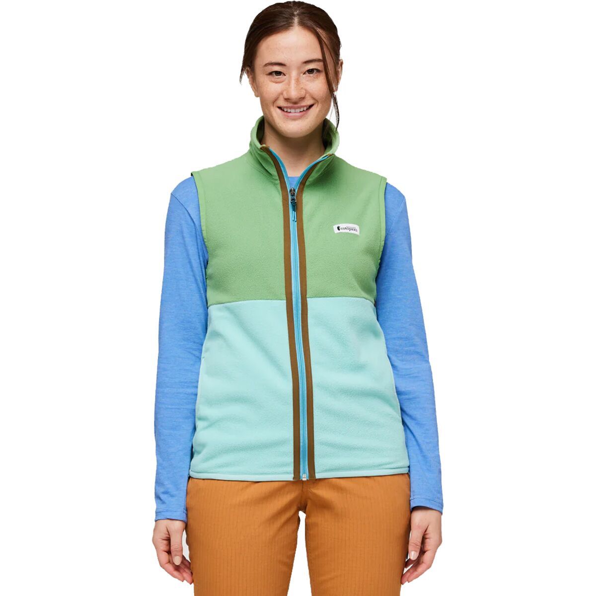 Cotopaxi Amado Fleece Vest - Women's Kelp & Sea Glass, XL