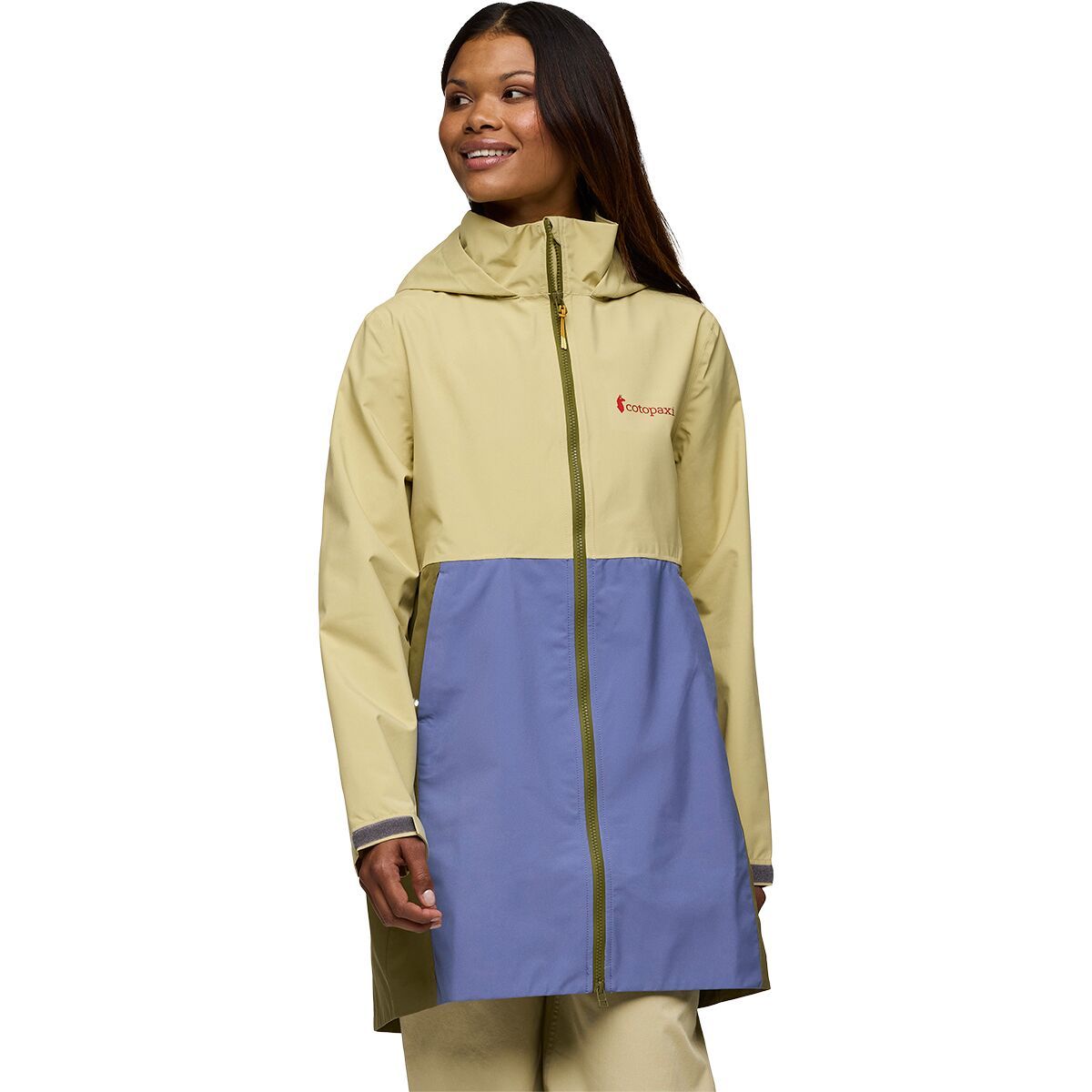 Cotopaxi Cielo Rain Trench - Women's Grain/Blue Smoke, XL