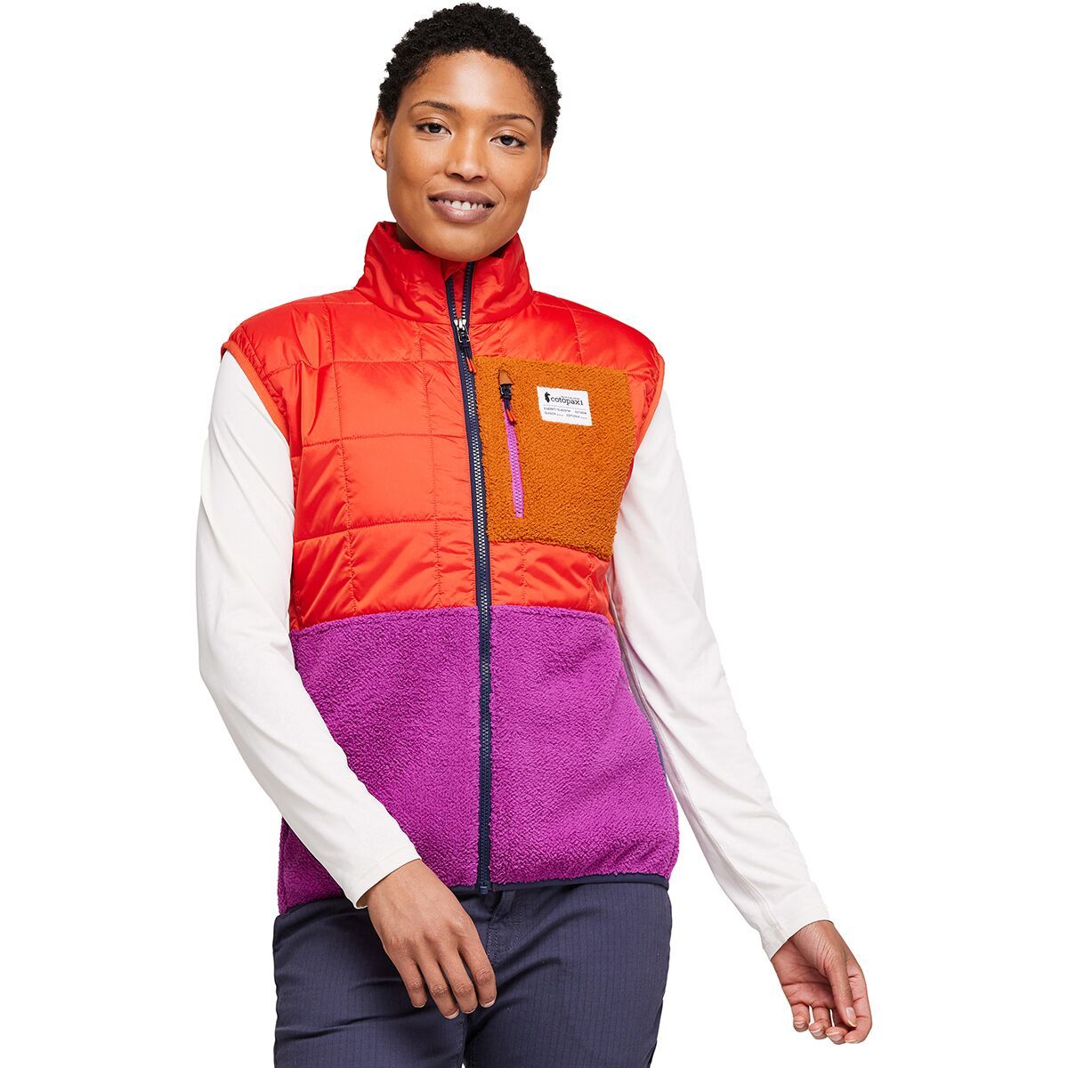 Cotopaxi Trico Hybrid Vest - Women's Canyon & Foxglove, S
