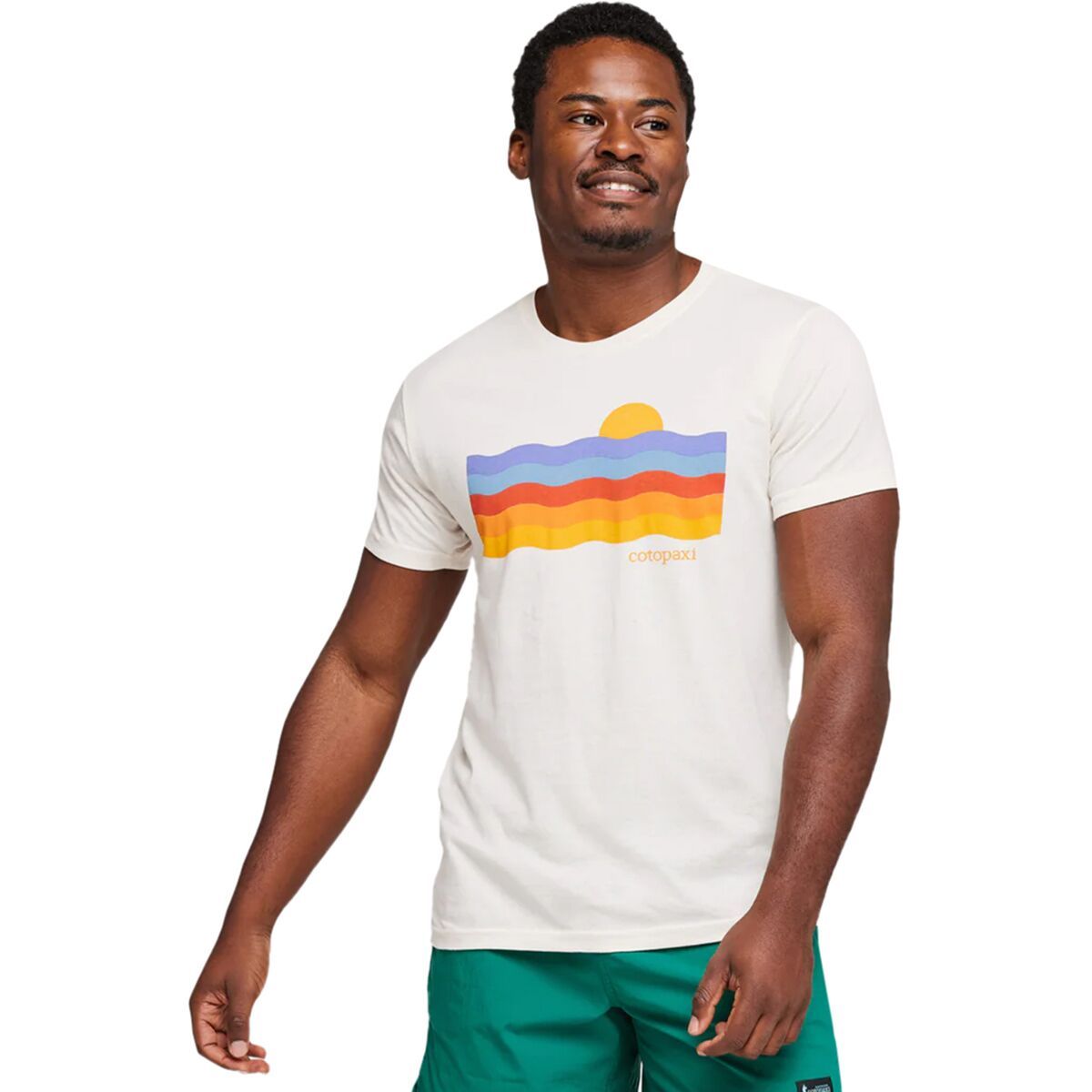 Cotopaxi Disco Wave Organic T-Shirt - Men's Bone, M