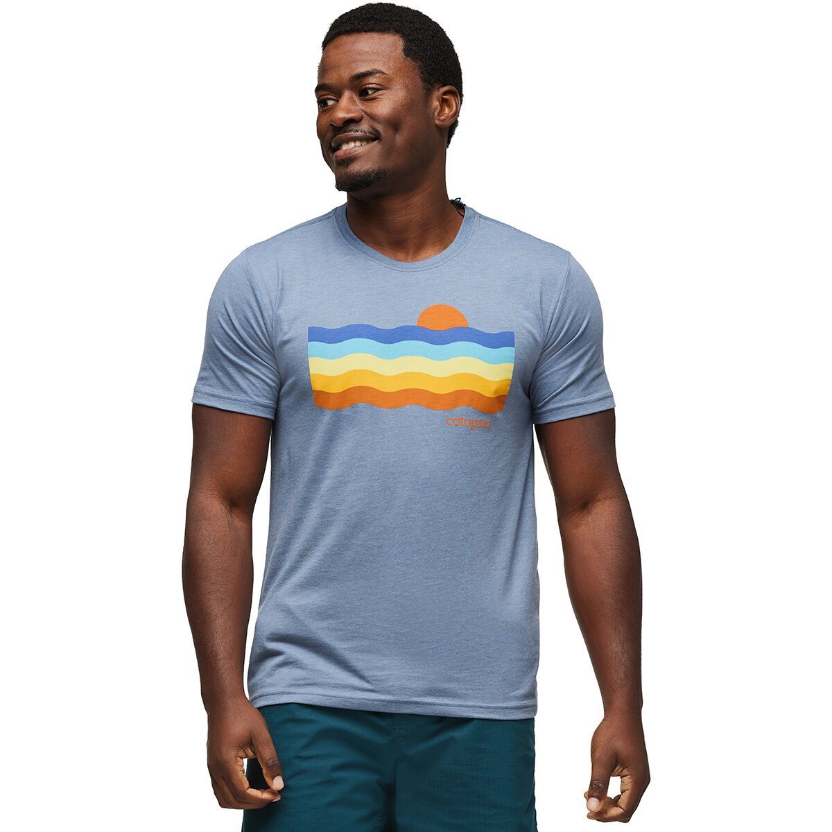 Cotopaxi Disco Wave Organic T-Shirt - Men's Tempest, S