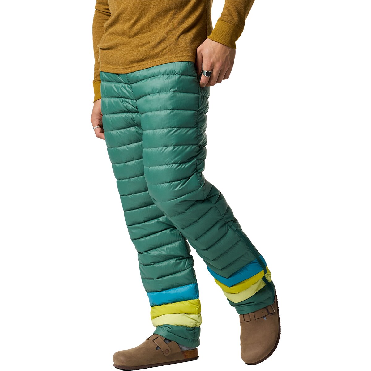 Cotopaxi Cotopaxi Fuego Down Pant - Men's Juniper Stripes, L