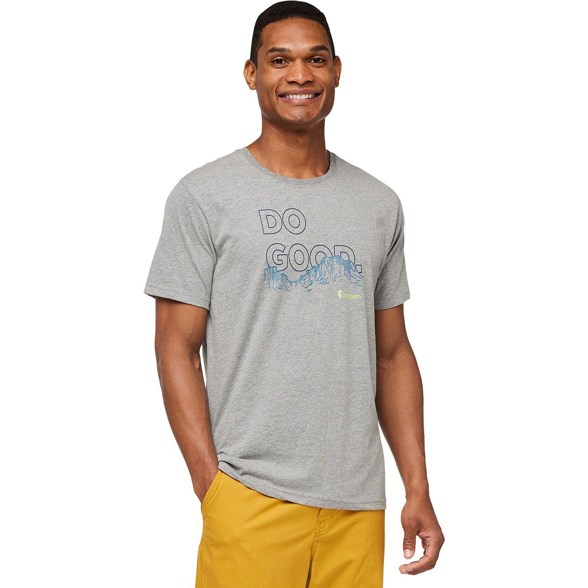 Cotopaxi Rising Do Good Organic T-Shirt - Men's Heather Grey, S
