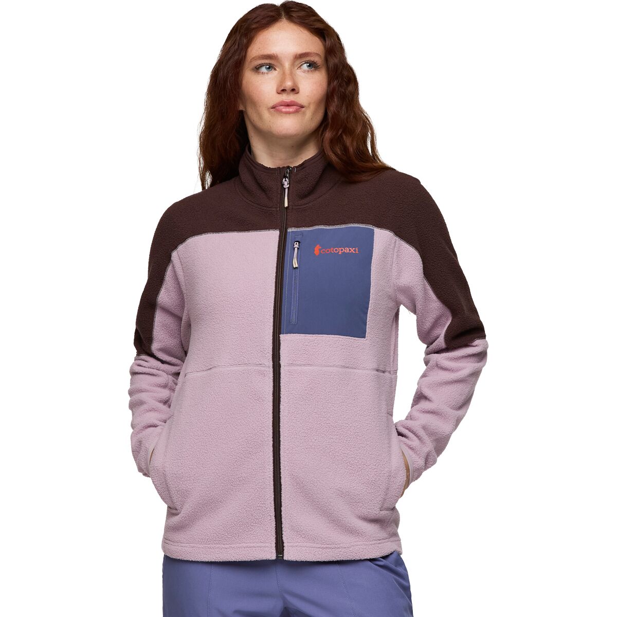 Image of Cotopaxi Abrazo Fleece Full-Zip Jacket - Women's Coffee/Quartz, XL