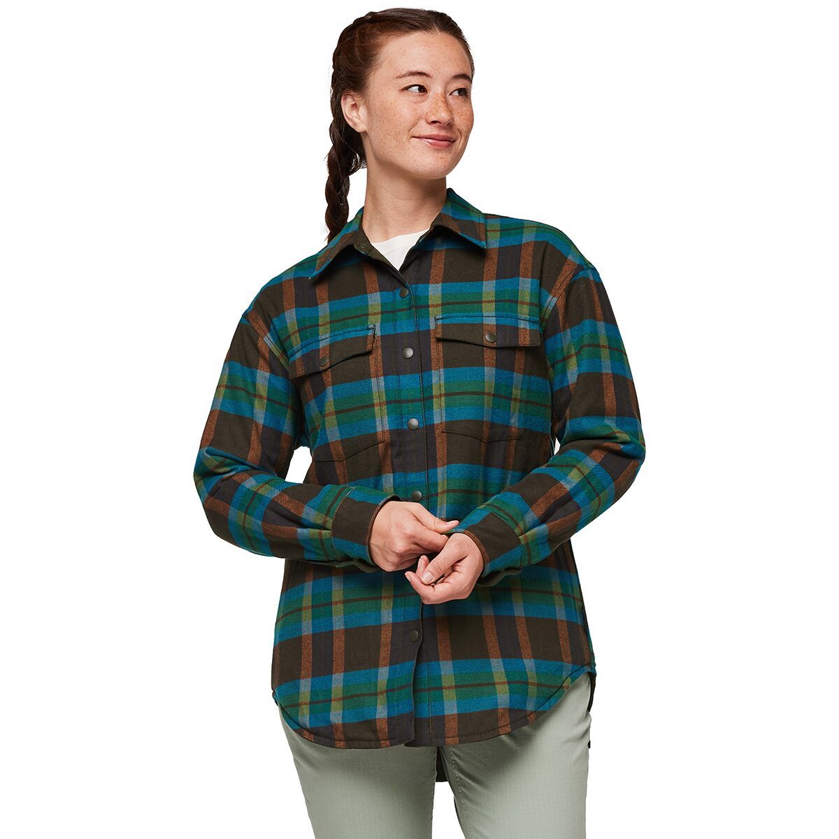 Cotopaxi Salto Insulated Flannel Jacket - Women's Woods Plaid, S