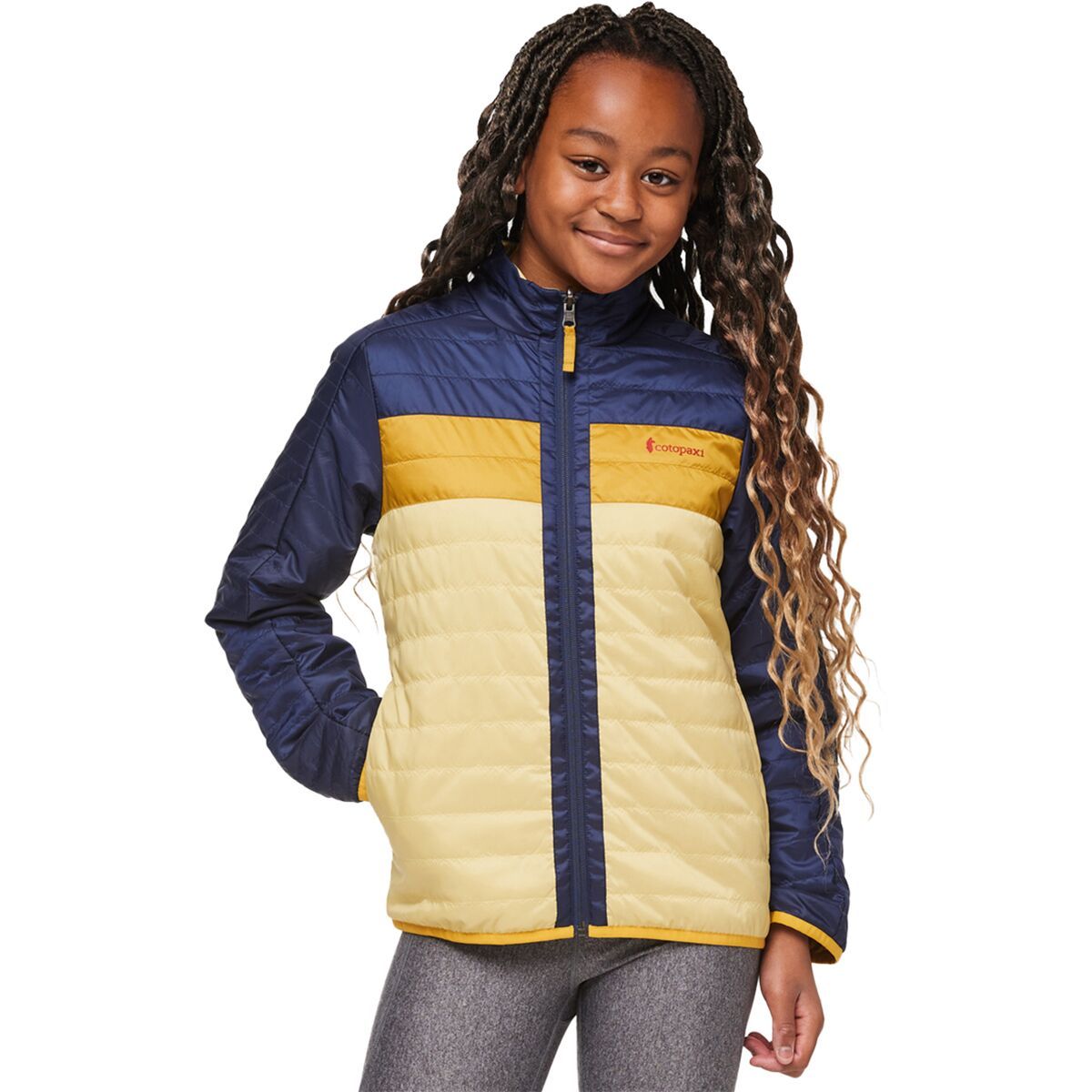 Cotopaxi Capa Insulated Jacket - Kids' Maritime/Wheat, S
