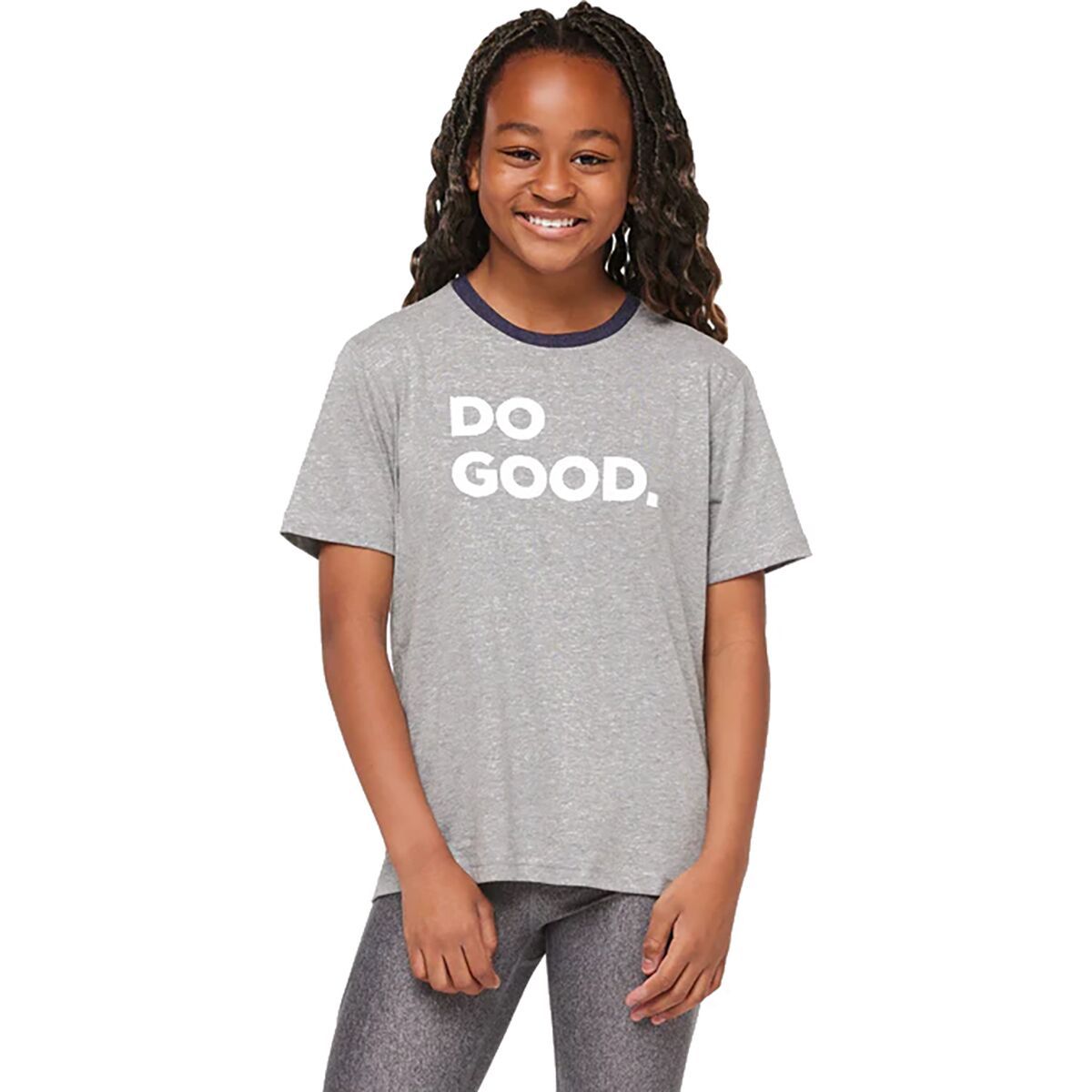 Cotopaxi Do Good Organic T-Shirt - Kids' Heather Grey, L