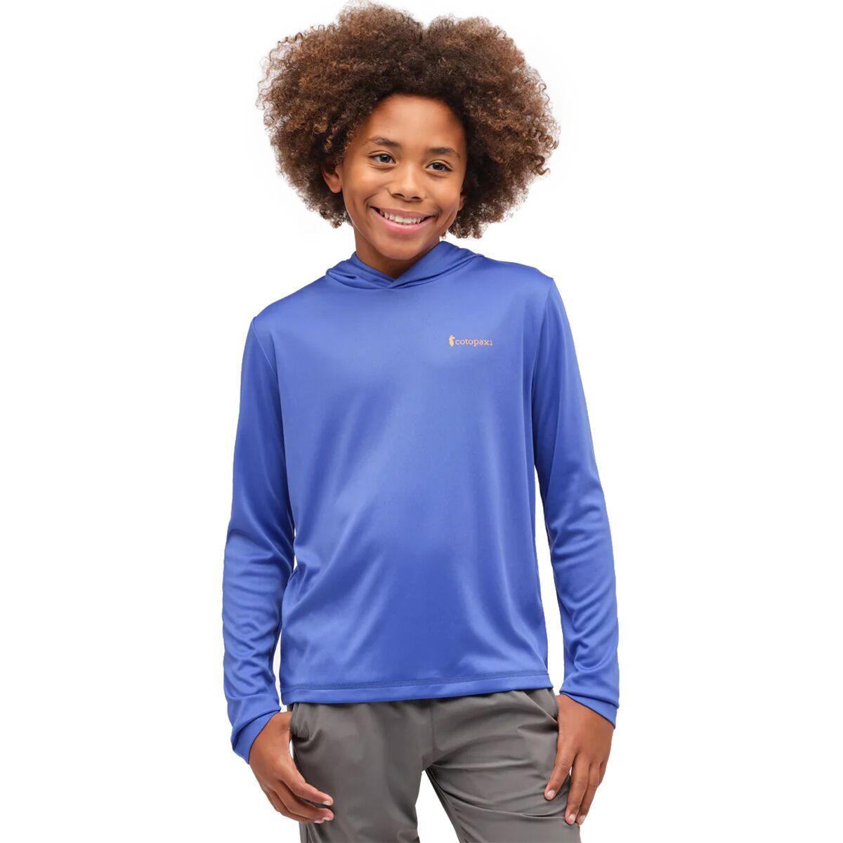 Cotopaxi Tapir Long-Sleeve Tech T-Shirt - Kids' Scuba Blue, L