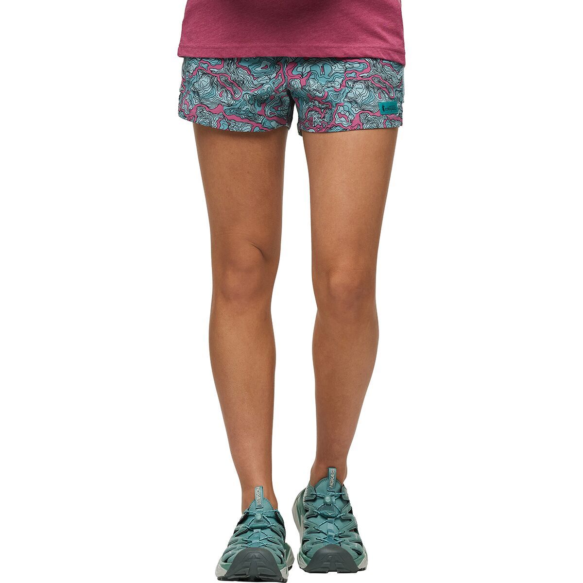 Cotopaxi Brinco 3in Print Short - Women's Sangria/Coastal, M