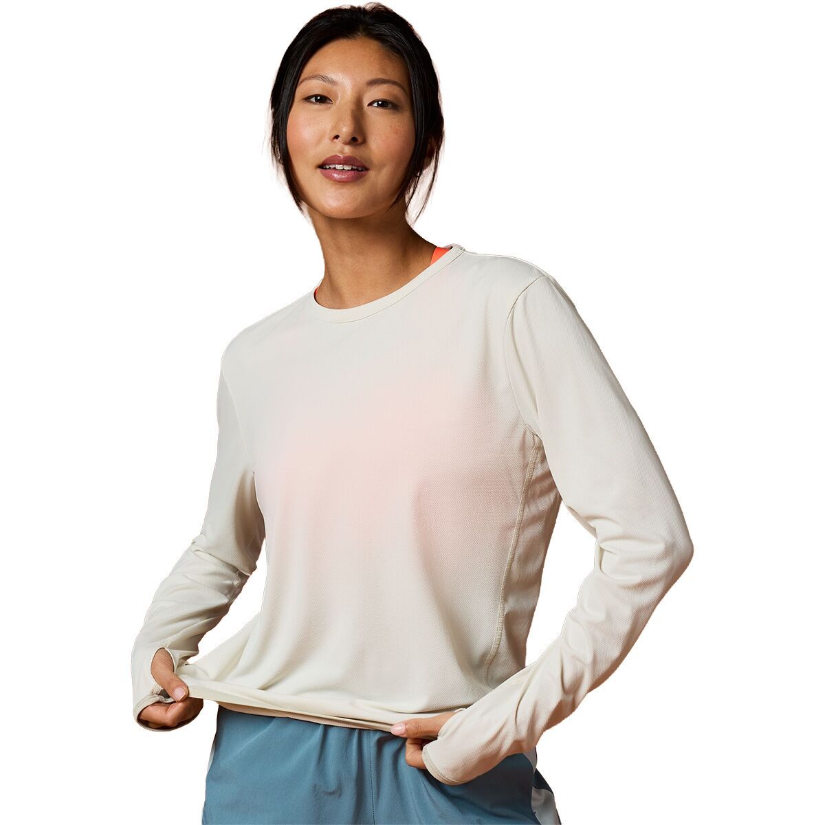 Image of Cotopaxi Sombra Long-Sleeve Sun Shirt - Women's Chalk, S