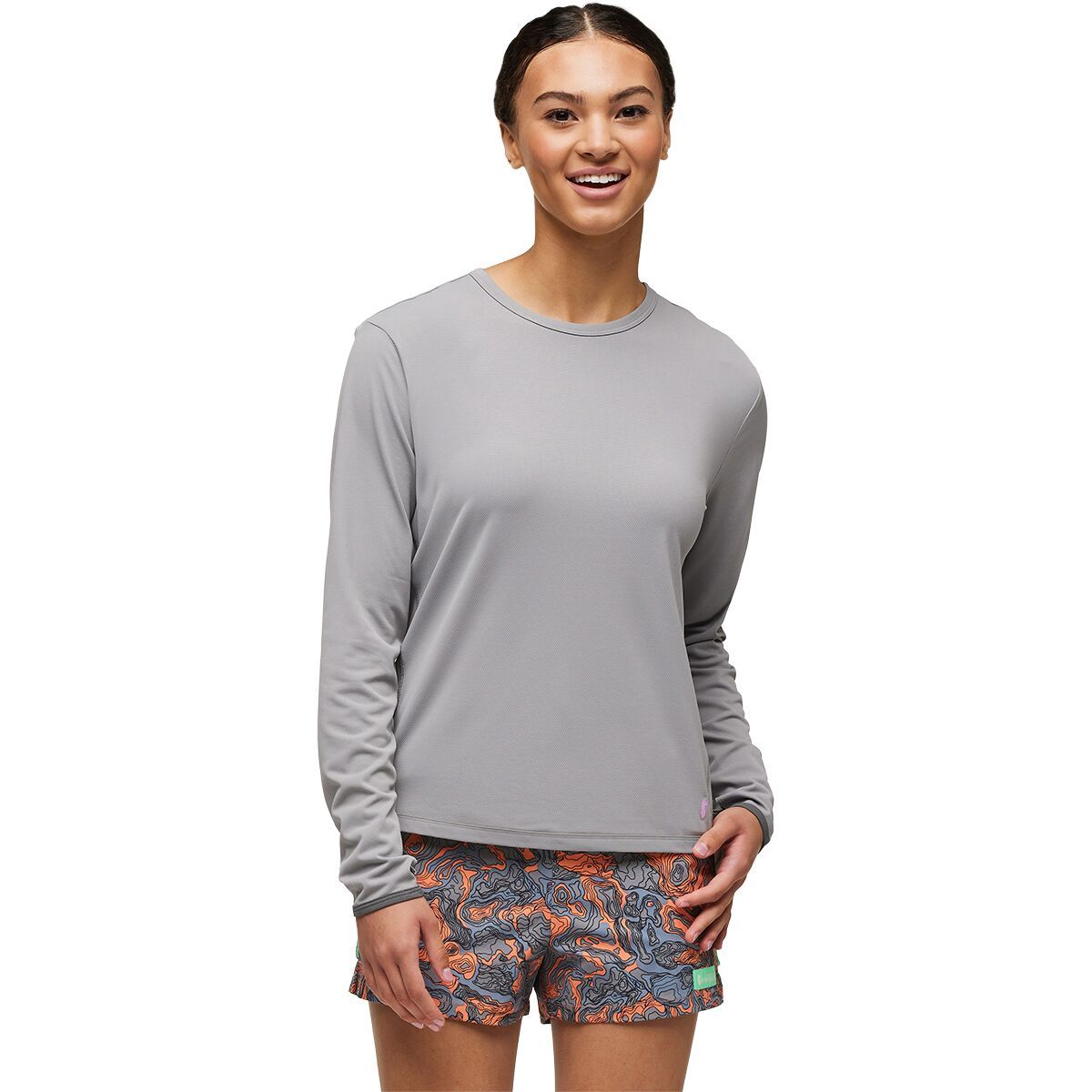 Image of Cotopaxi Sombra Long-Sleeve Sun Shirt - Women's Smoke, L