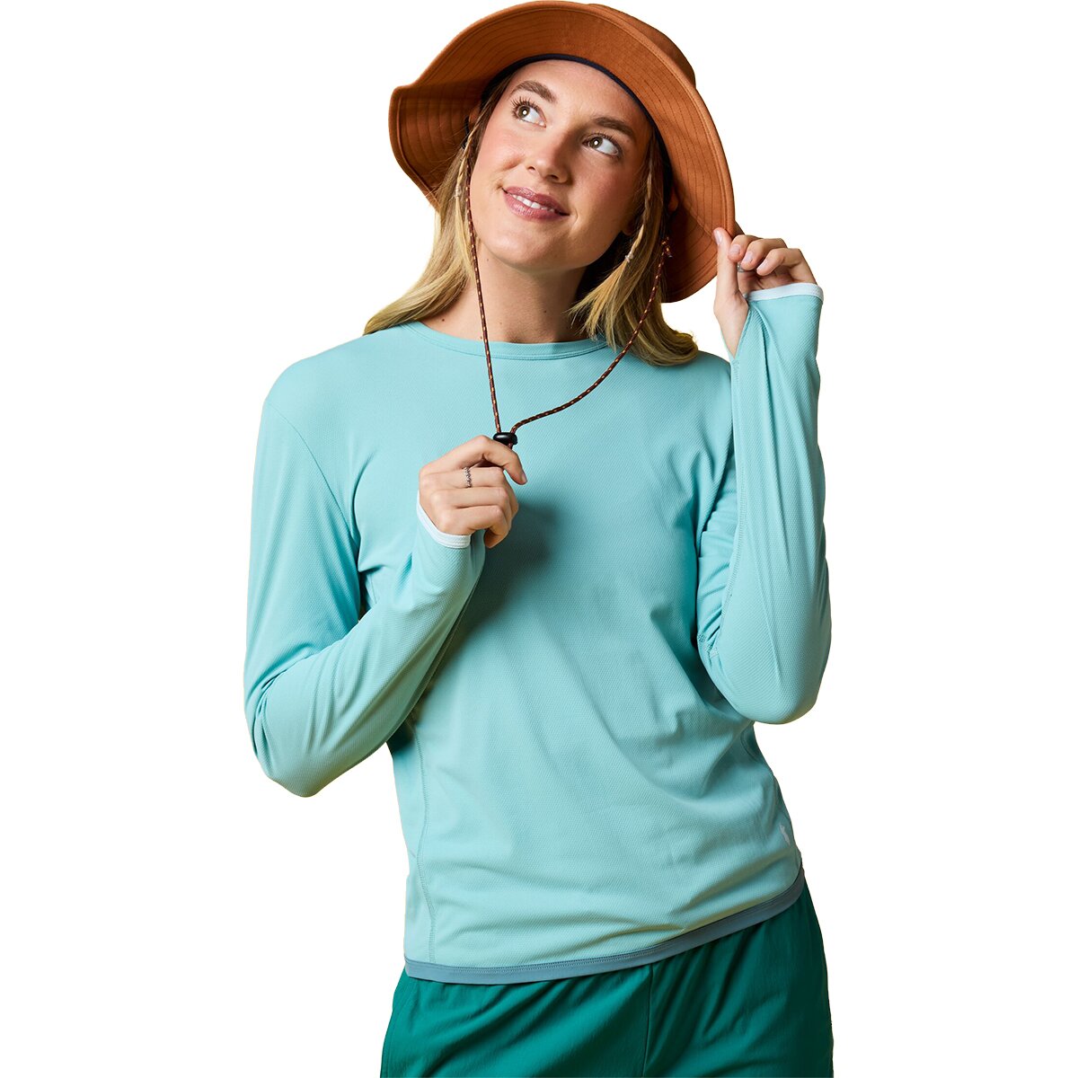 Image of Cotopaxi Sombra Long-Sleeve Sun Shirt - Women's Tide Pool, L