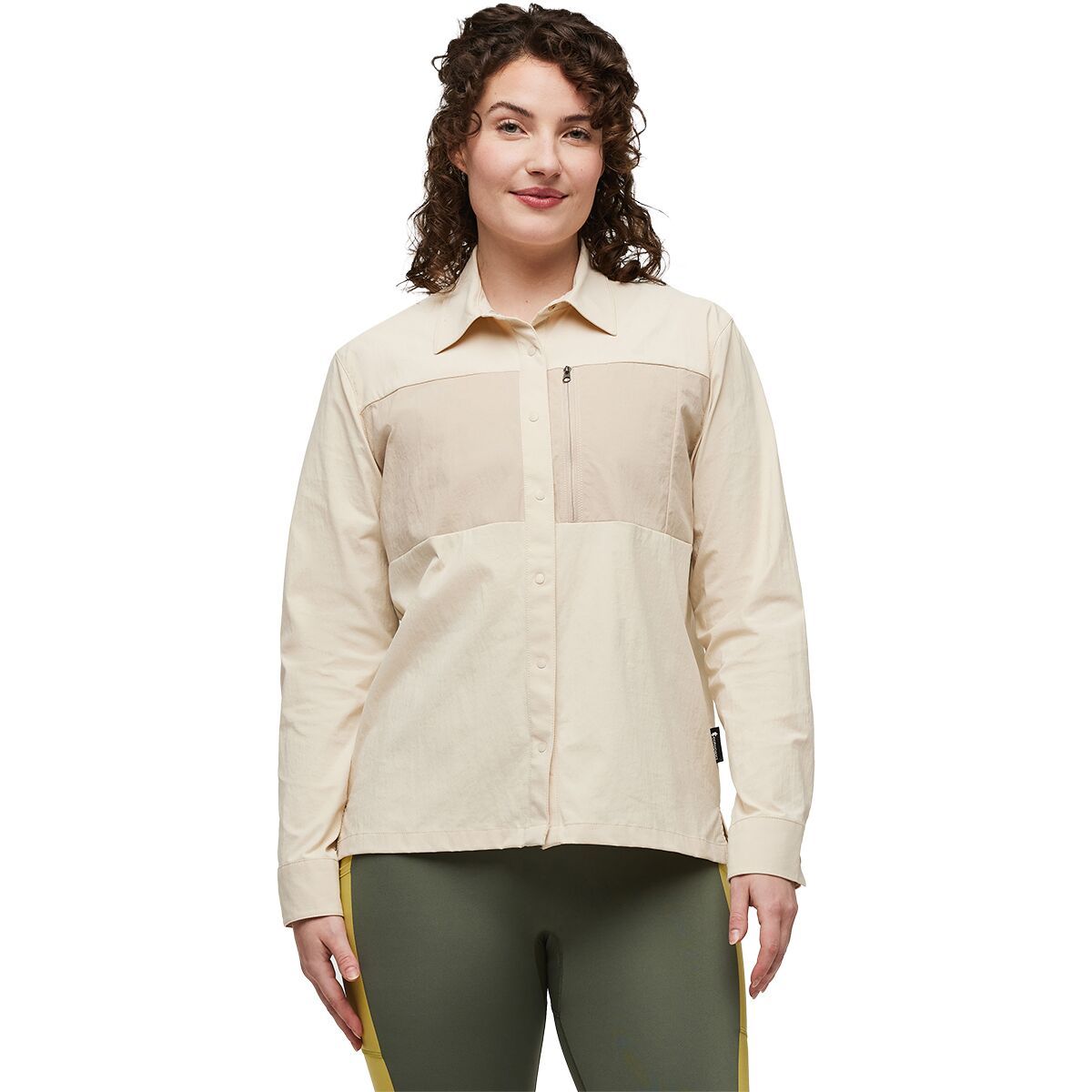 Cotopaxi Sumaco Long-Sleeve Shirt - Women's Cream and Oatmeal, S