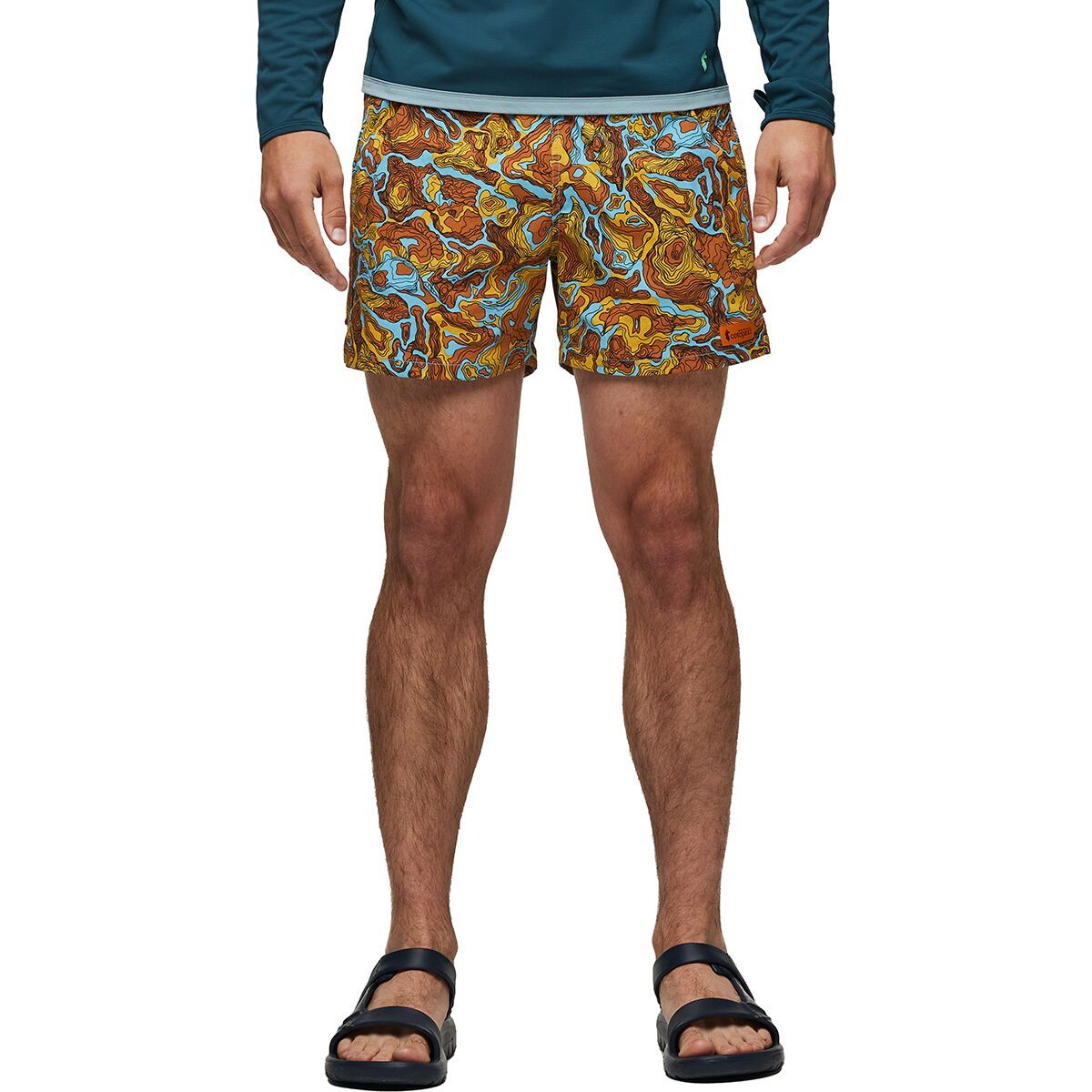 Cotopaxi Brinco 5in Print Short - Men's Blue Sky/Sunset, M