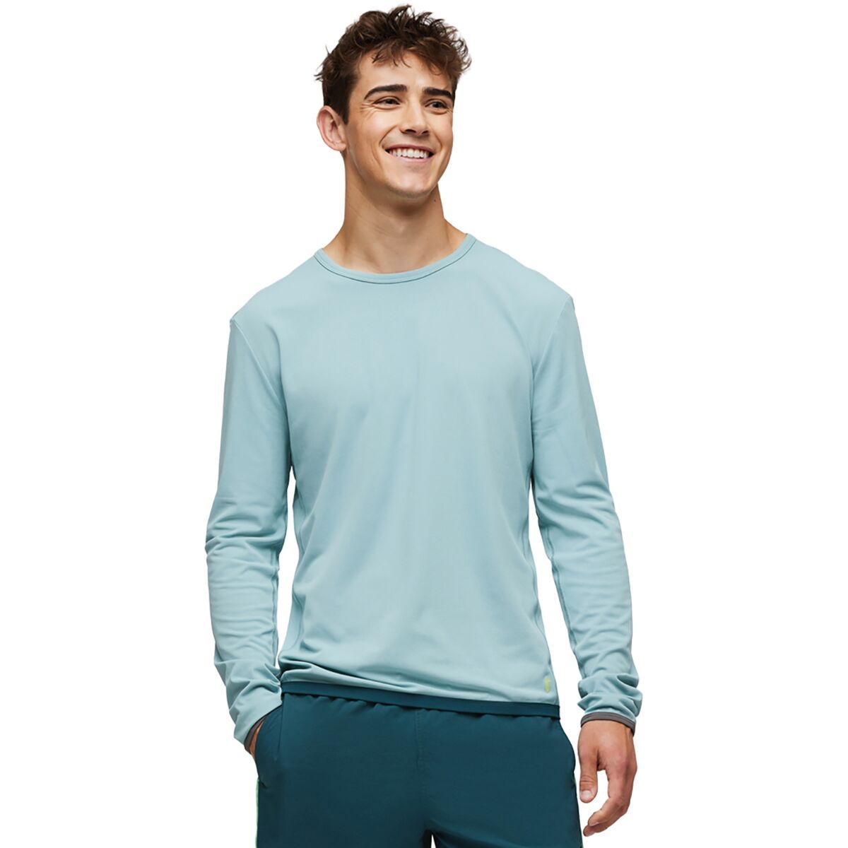 Image of Cotopaxi Sombra Long-Sleeve Sun Shirt - Men's Sea Spray, M