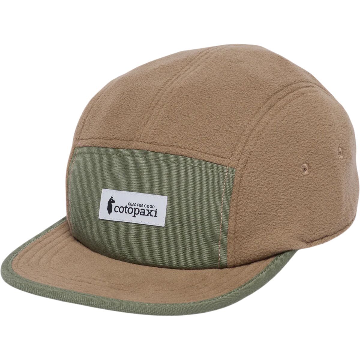 Image of Cotopaxi Fleece 5-Panel Hat Fatigue And Dune, One Size