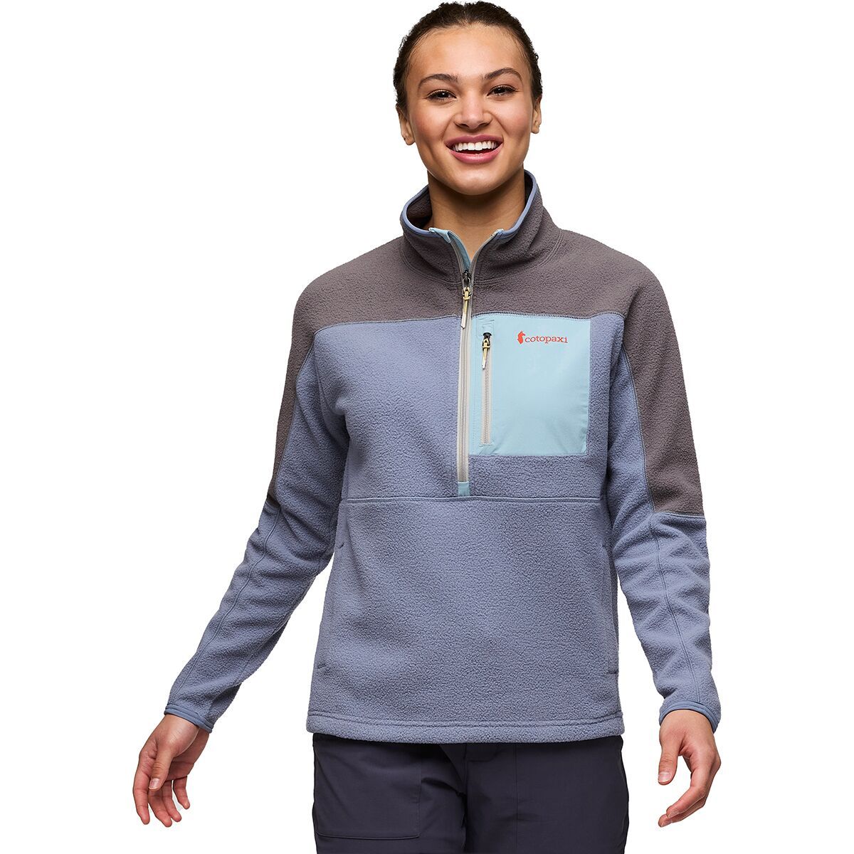 Cotopaxi Abrazo Fleece 1/2-Zip Jacket - Women's Cinder/Tempest, XS