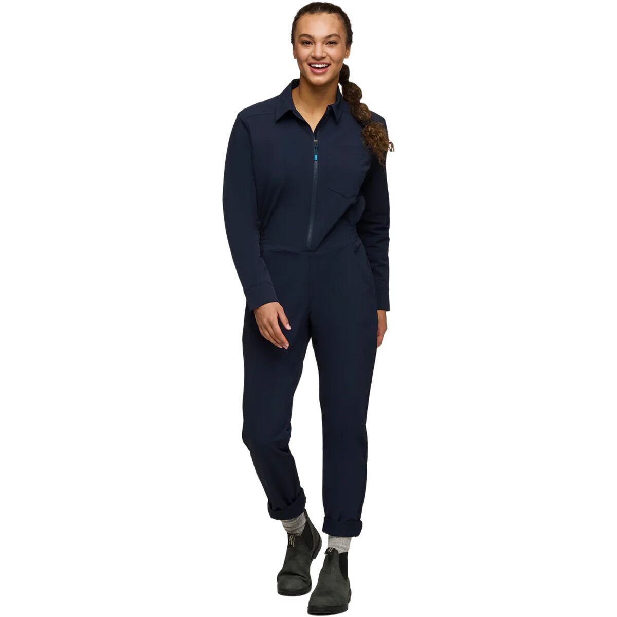 Image of Cotopaxi Asombro Jumpsuit - Women's Carbon, M