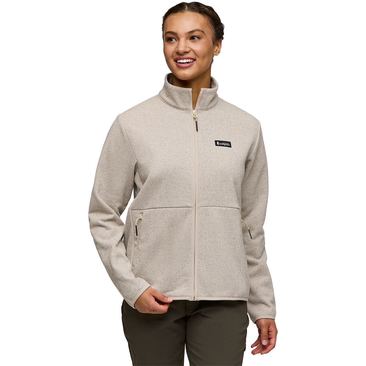 Image of Cotopaxi Envo Fleece Full-Zip Jacket - Women's Heather Cream, M