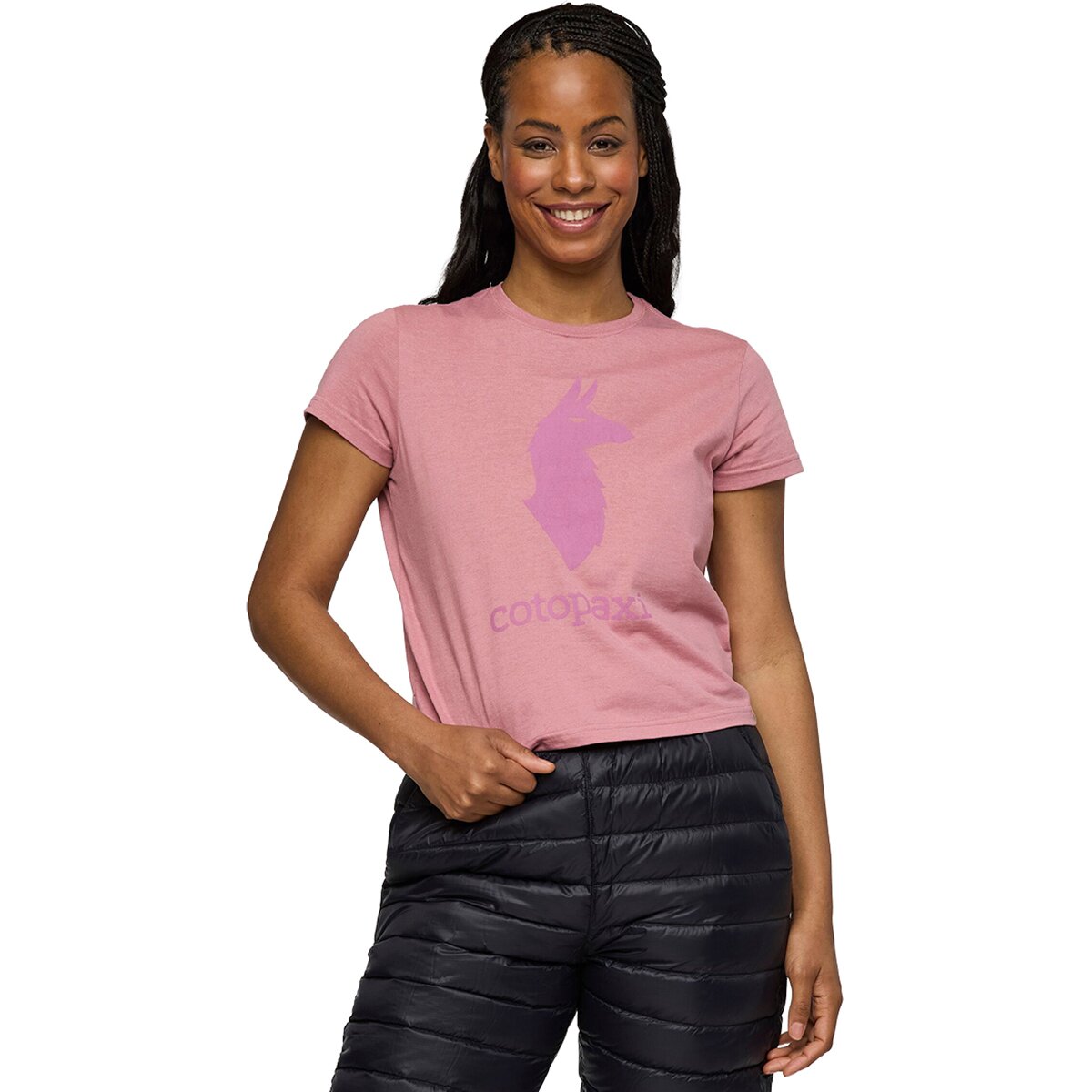 Image of Cotopaxi Llama T-Shirt - Women's Dusty Rose, M