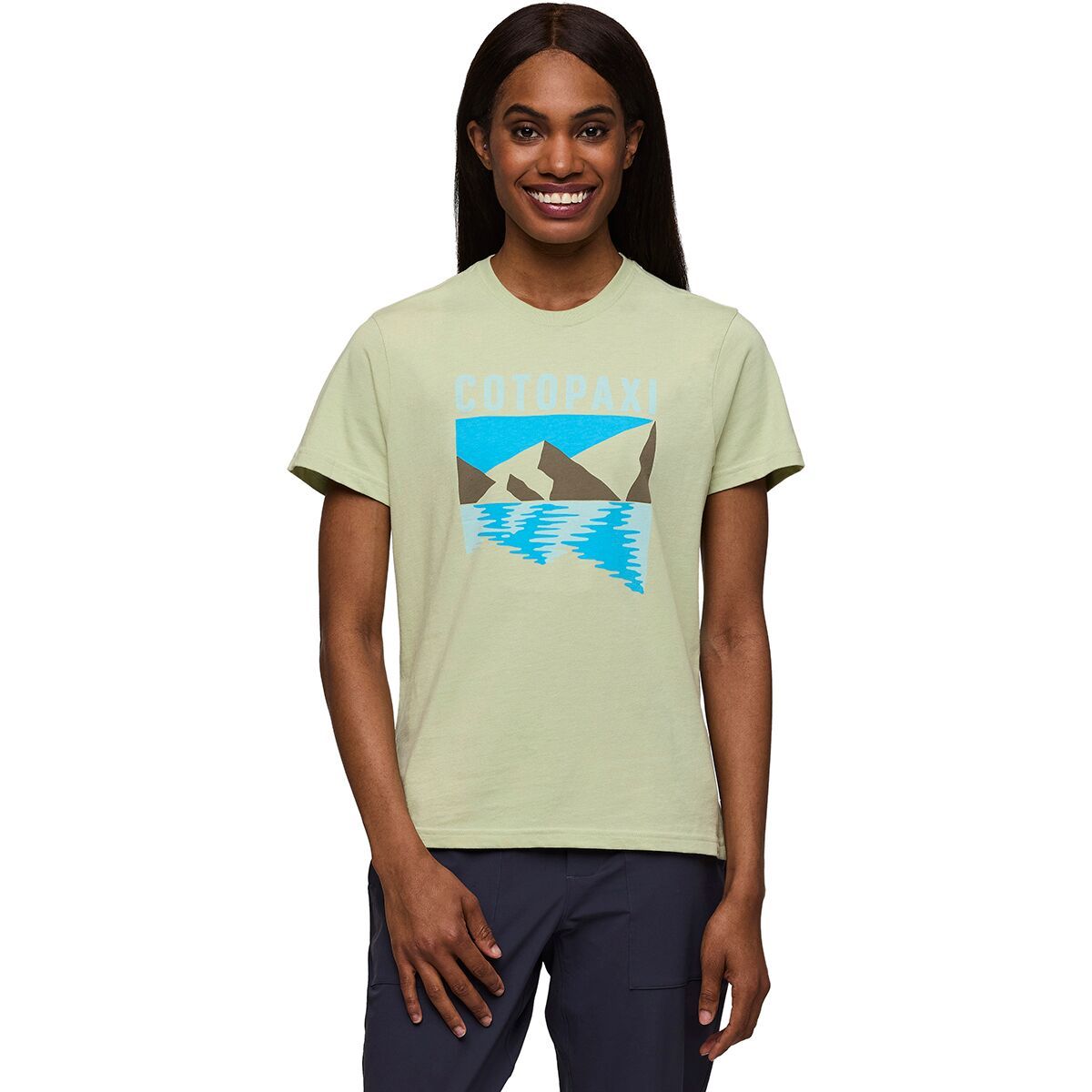 Image of Cotopaxi Reflections T-Shirt - Women's Green Tea, S