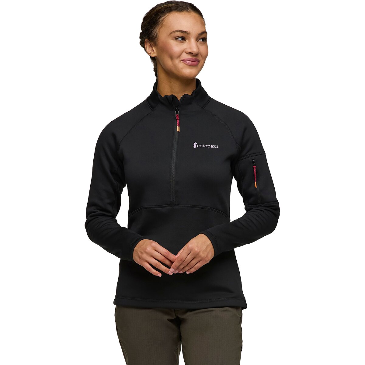 Image of Cotopaxi Tempa Fleece 1/2-Zip Pullover Jacket - Women's Cotopaxi Black, S