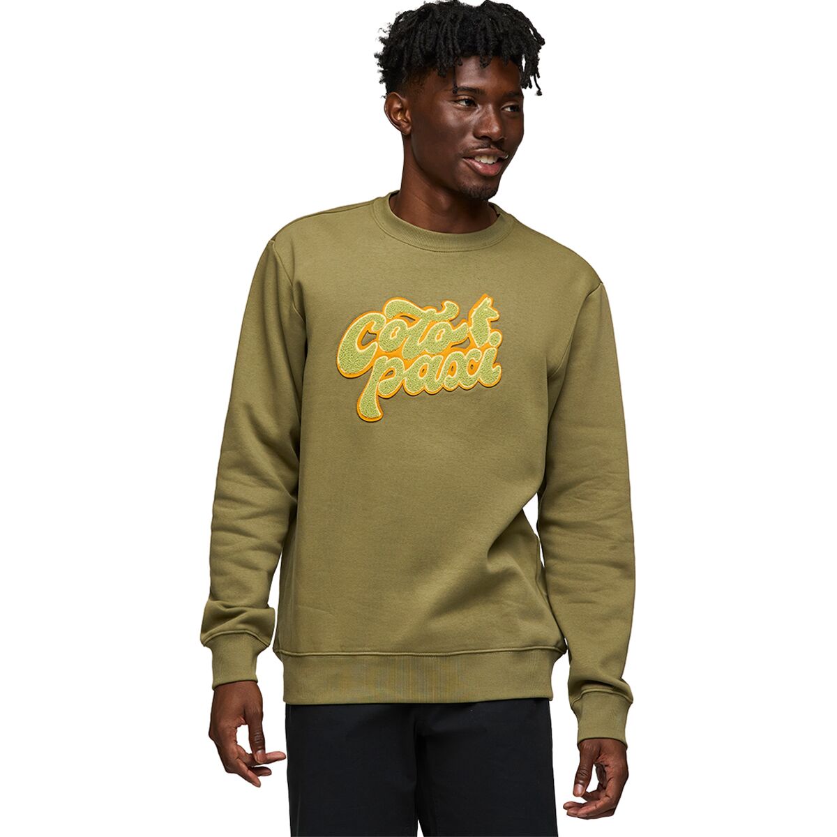 Image of Cotopaxi Coto-Patch Crew Sweatshirt - Men's Moss, M