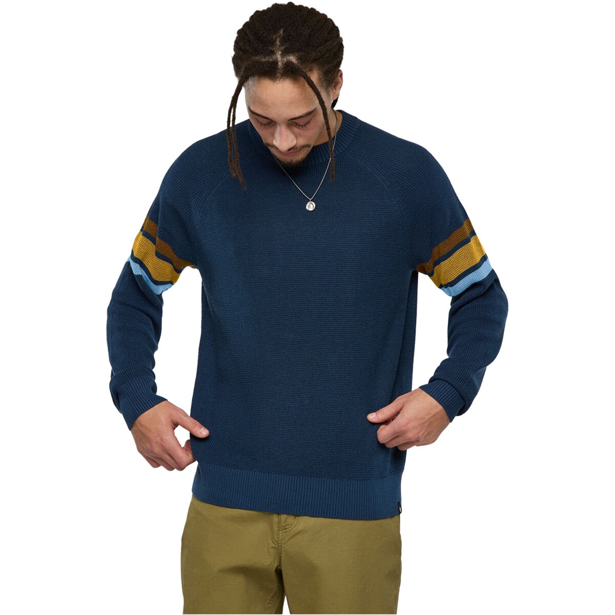 Image of Cotopaxi Libre Waffle Crew Sweater - Men's Deep Sea, XL