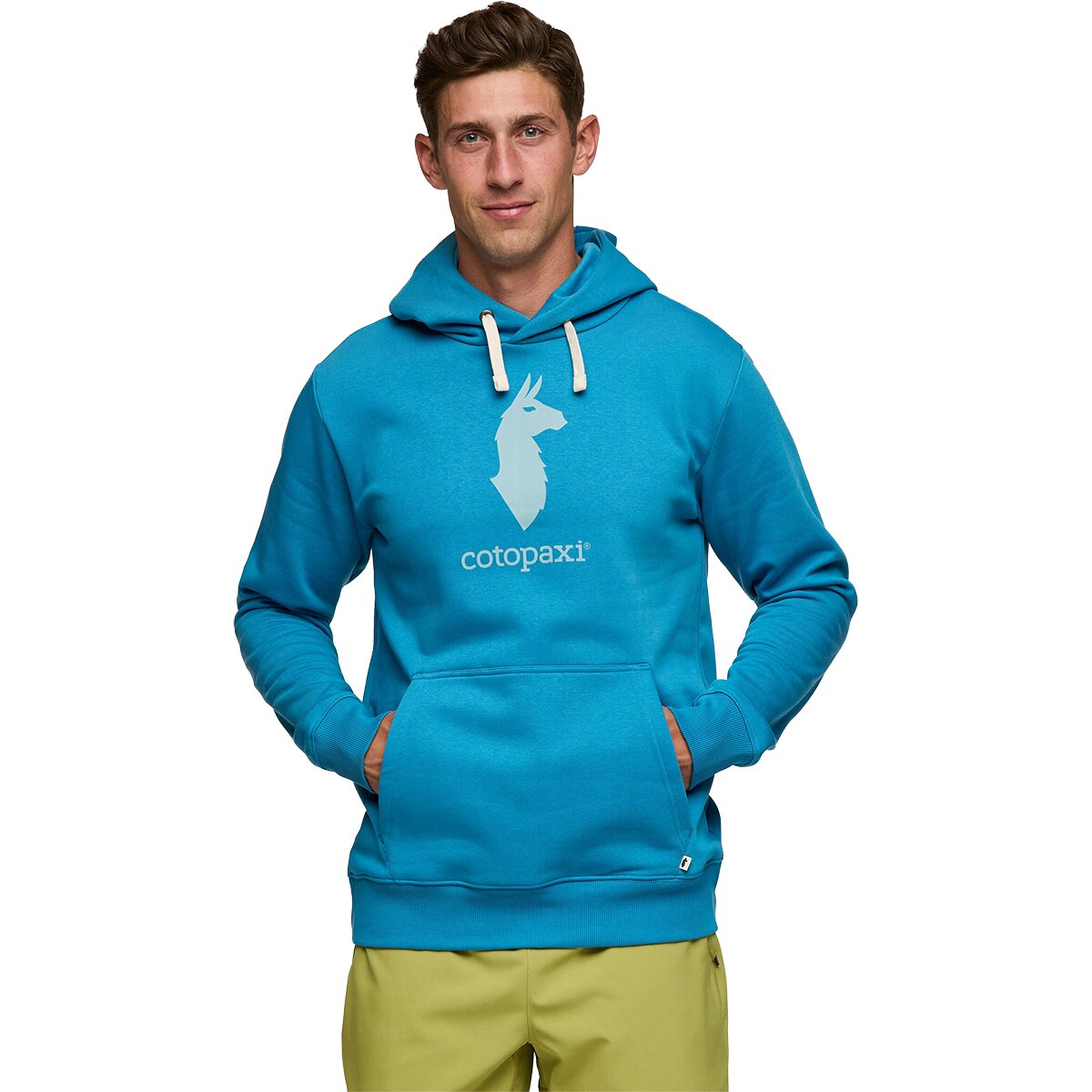 Image of Cotopaxi Llama Pullover Hoodie - Men's Lake, L